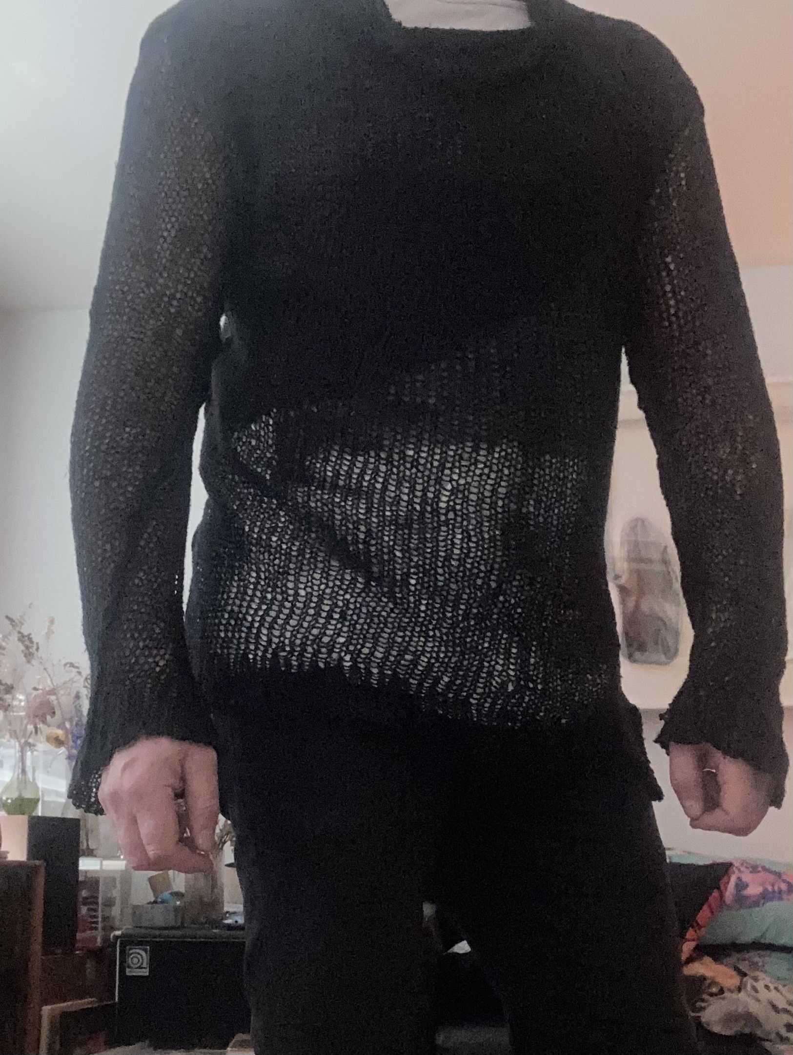 Isabel Benenato Isabel Benenato loose weave cowl neck sweater Size US L / EU 52-54 / 3 - 5 Thumbnail