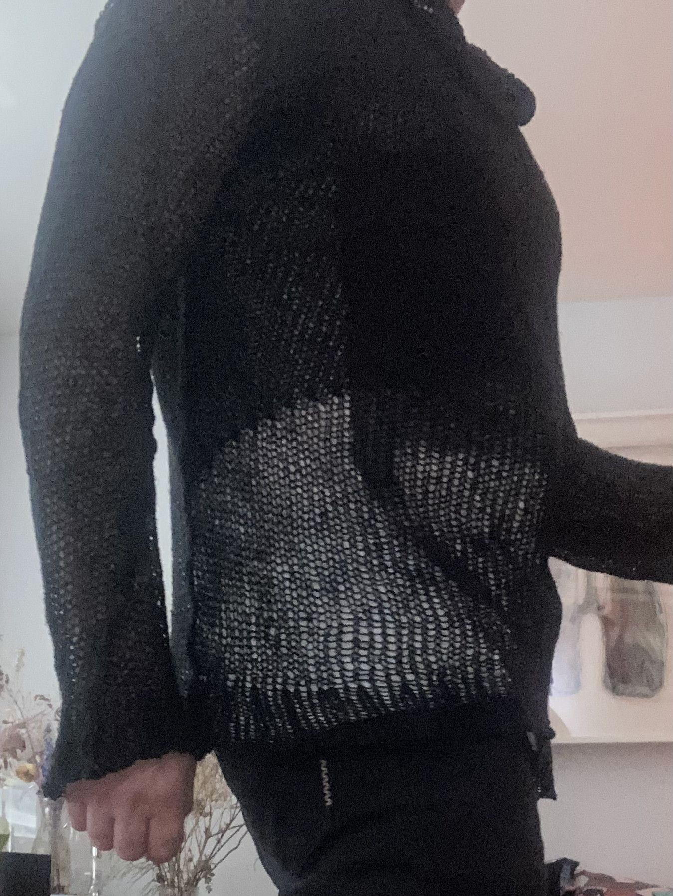Isabel Benenato Isabel Benenato loose weave cowl neck sweater Size US L / EU 52-54 / 3 - 6 Thumbnail