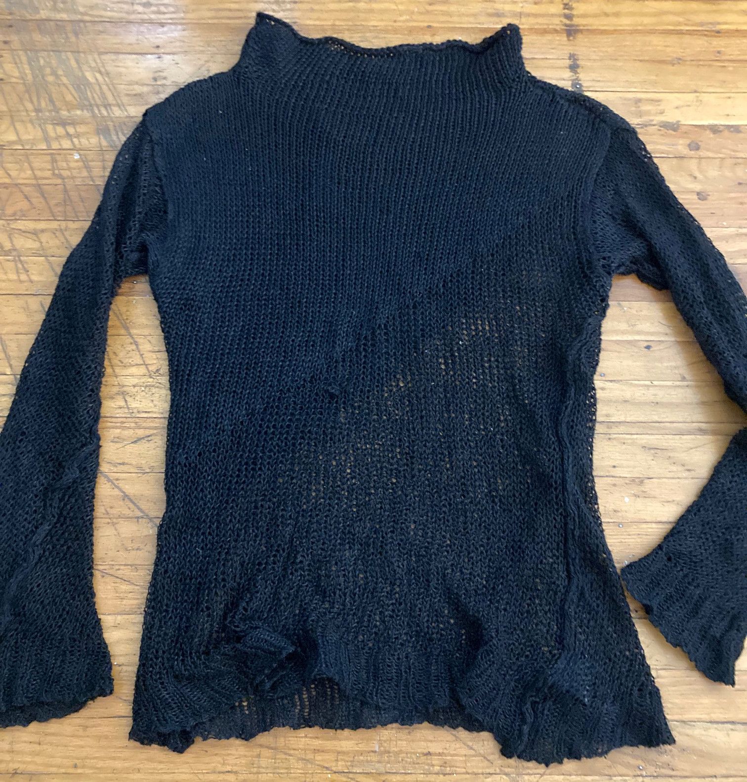 Isabel Benenato Isabel Benenato loose weave cowl neck sweater Size US L / EU 52-54 / 3 - 1 Thumbnail