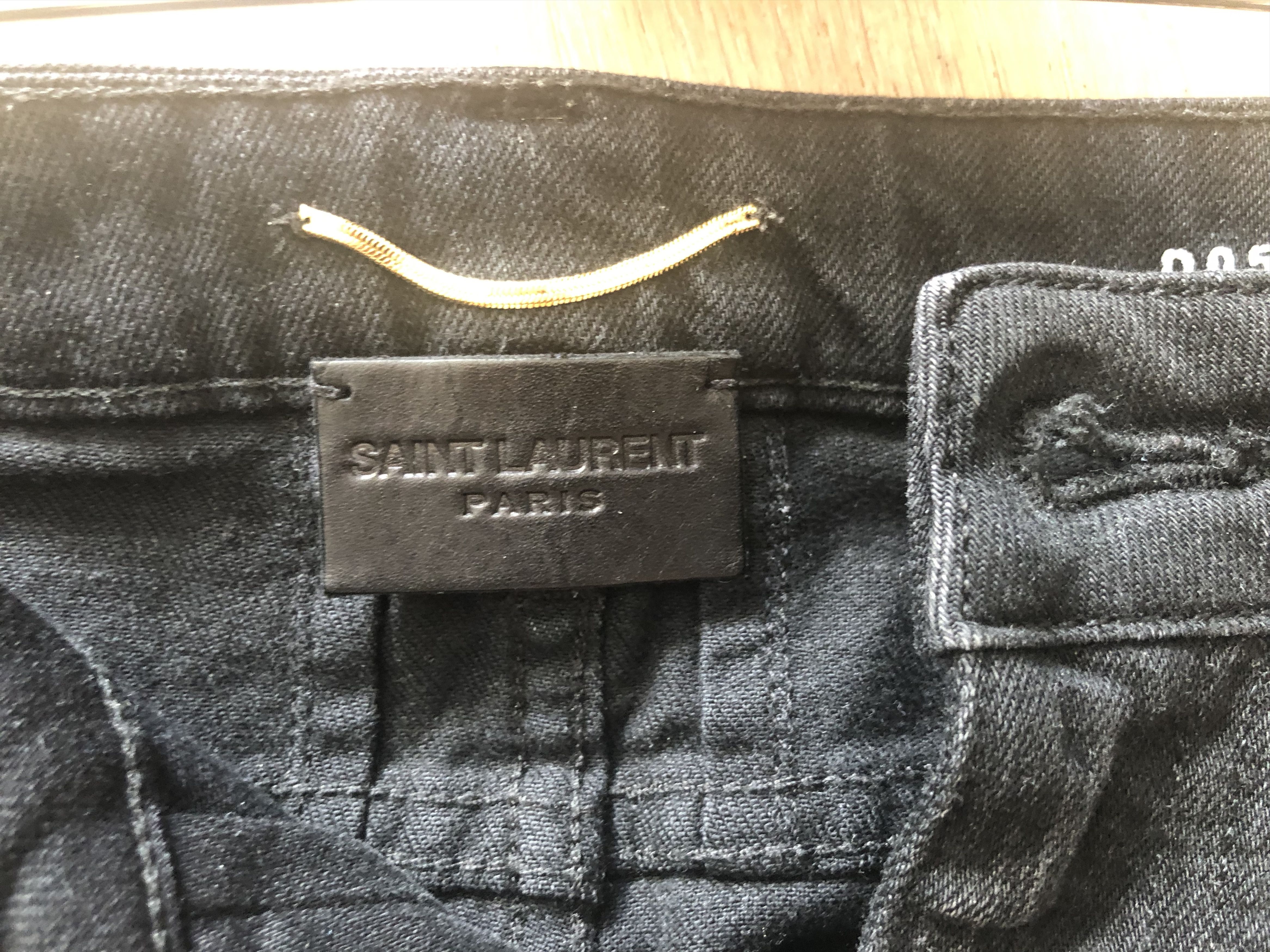 Saint Laurent Paris Saint Laurent Denim Jeans Size US 30 / EU 46 - 2 Thumbnail