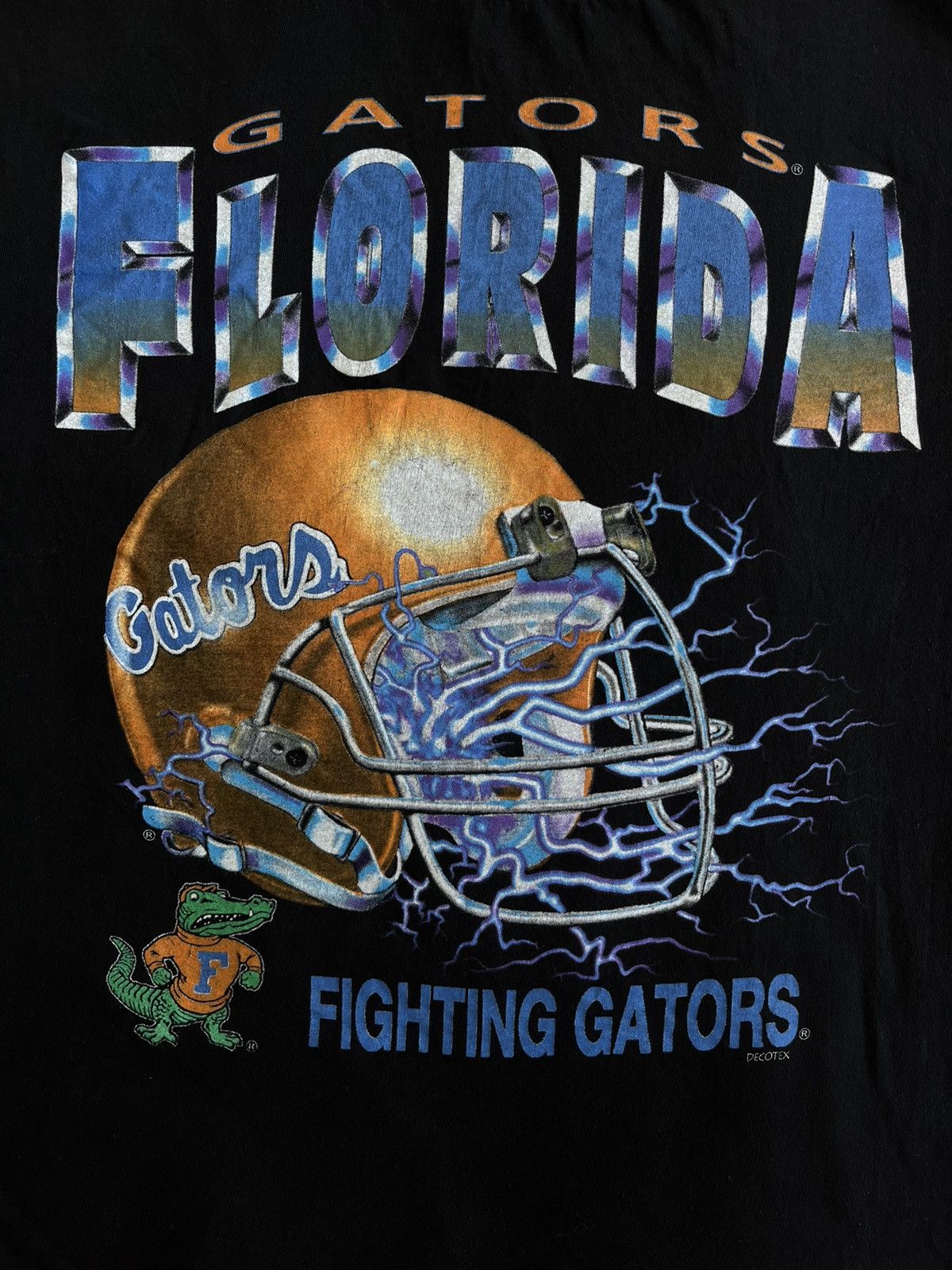 Vintage Vintage American Thunder Florida Gators Lightning T Shirt Size US XL / EU 56 / 4 - 3 Thumbnail