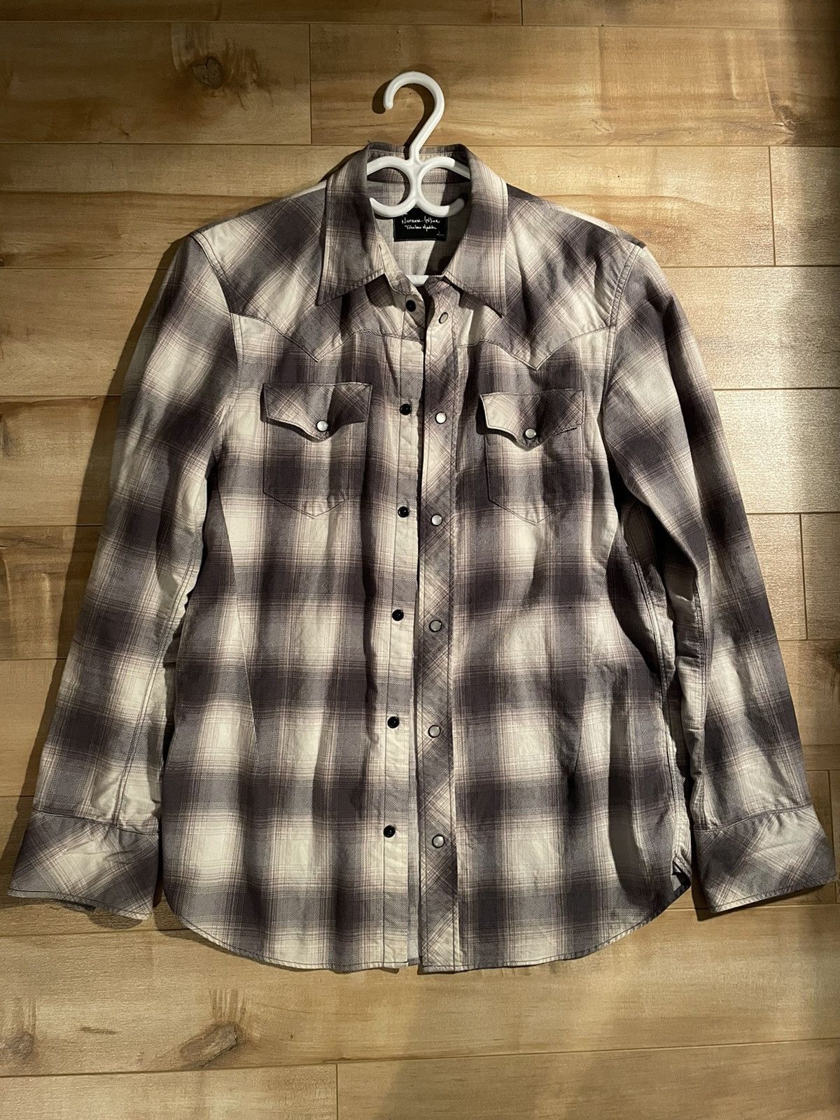 Number (N)ine Number (N)ine Takahiro Miyashita plaid western shirt Size US M / EU 48-50 / 2 - 1 Thumbnail