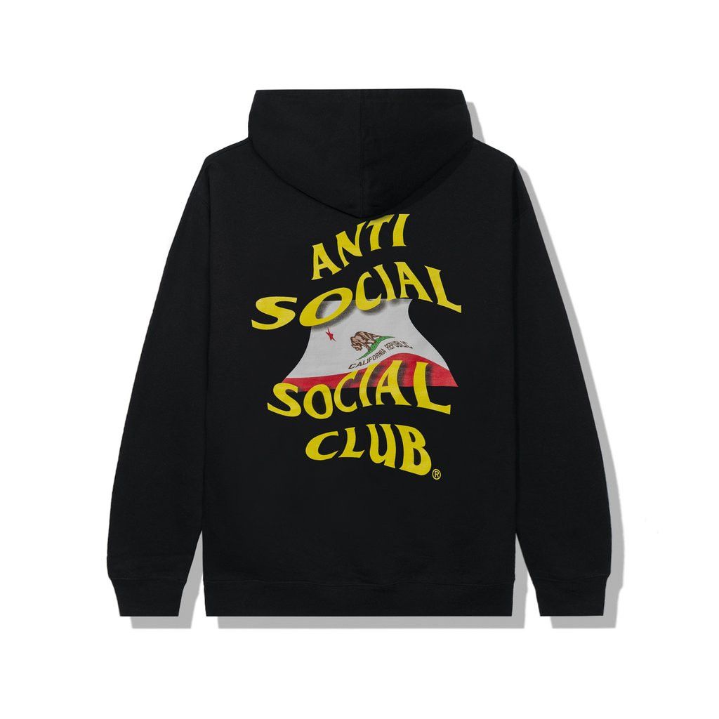 DS Yellow ASSC California Black Hoodie BAPE KITH Kaws MagOC