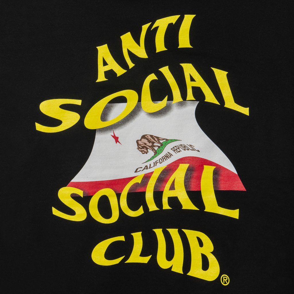 DS Yellow ASSC California Black Hoodie BAPE KITH Kaws MagOC