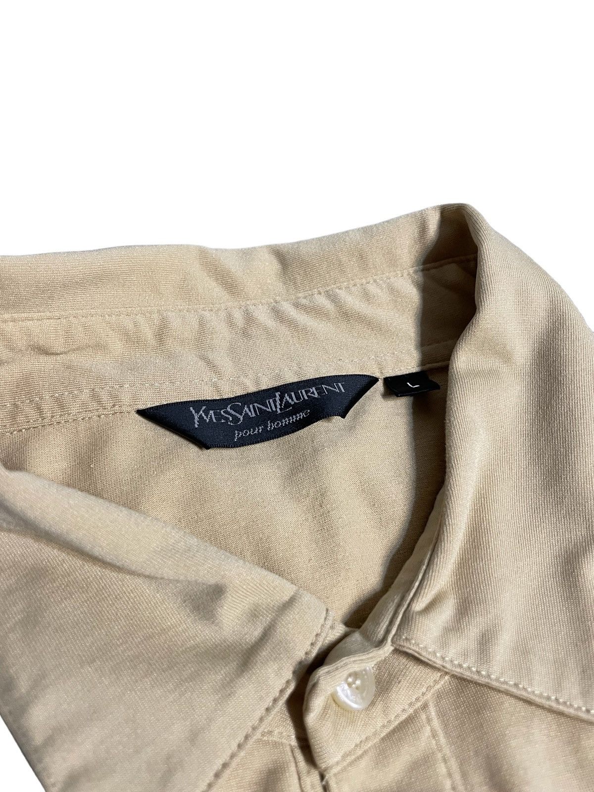 Saint Laurent Paris Yves Saint Laurent Polo shirt Size US XL / EU 56 / 4 - 4 Thumbnail