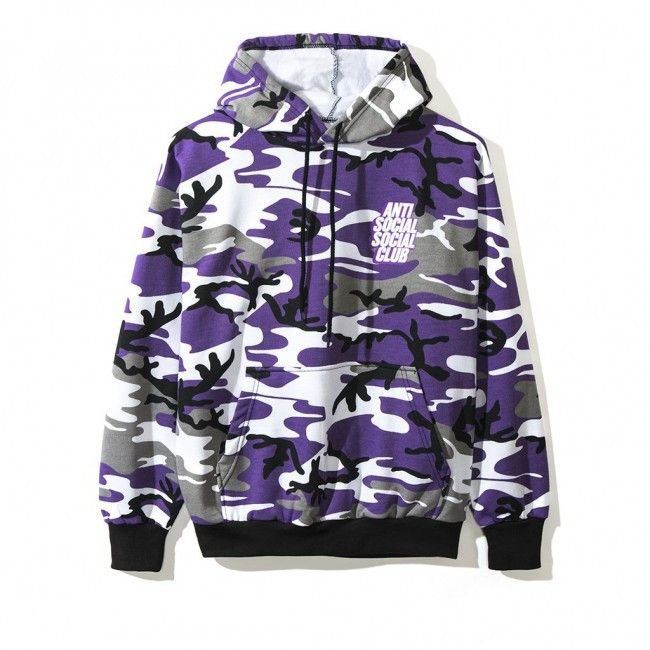 DS White Blocked ASSC Options Purple Camo Hoodie BAPE MagOC