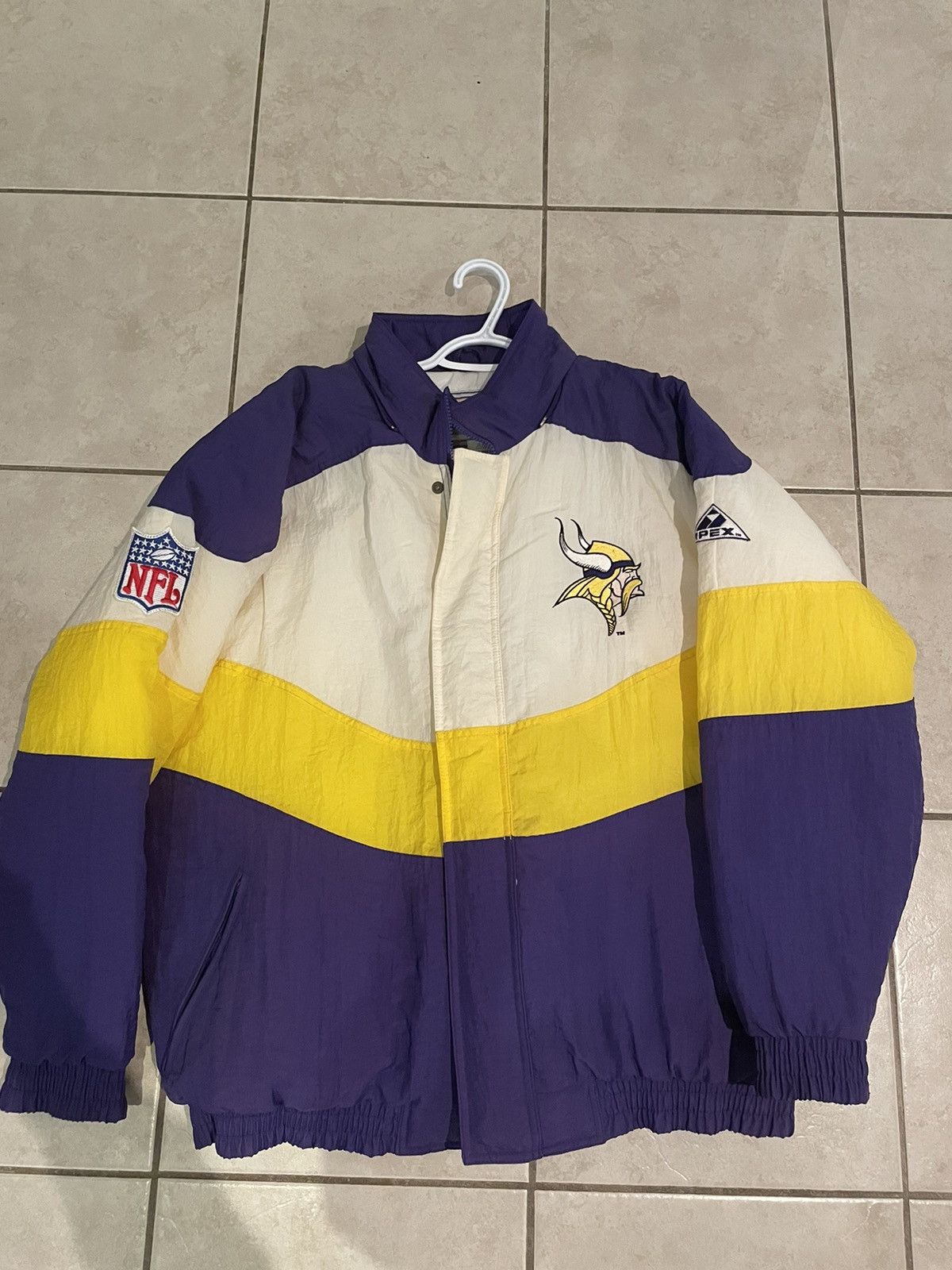 Pro Line Mens Vikings Retro Proline Jacket - LARGE Size US L / EU 52-54 / 3 - 1 Thumbnail