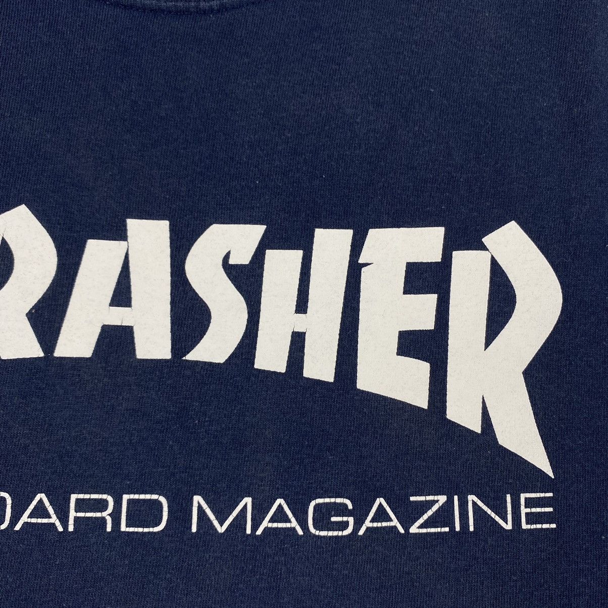 Hook-Ups × Thrasher × Vintage Vintage Trasher T Shirt Logo Print Skate Gang Streetwear Size US M / EU 48-50 / 2 - 4 Thumbnail