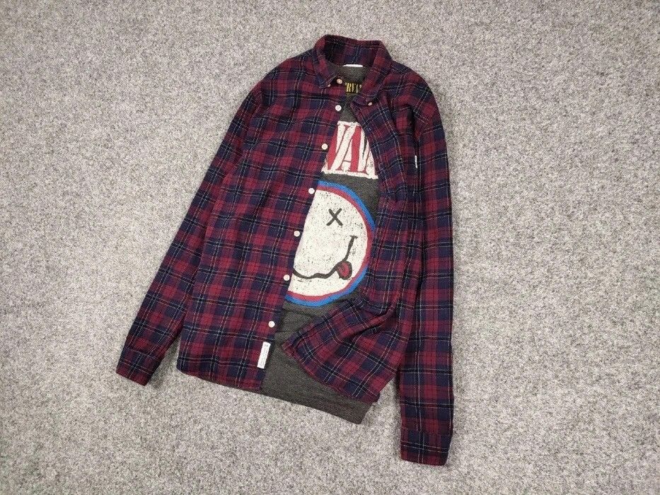Flannel Vintage Flannel Shirt Checkered Travis Scott Style Size US M / EU 48-50 / 2 - 4 Thumbnail