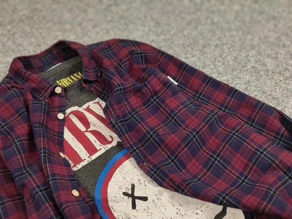 Flannel Vintage Flannel Shirt Checkered Travis Scott Style Size US M / EU 48-50 / 2 - 7 Thumbnail