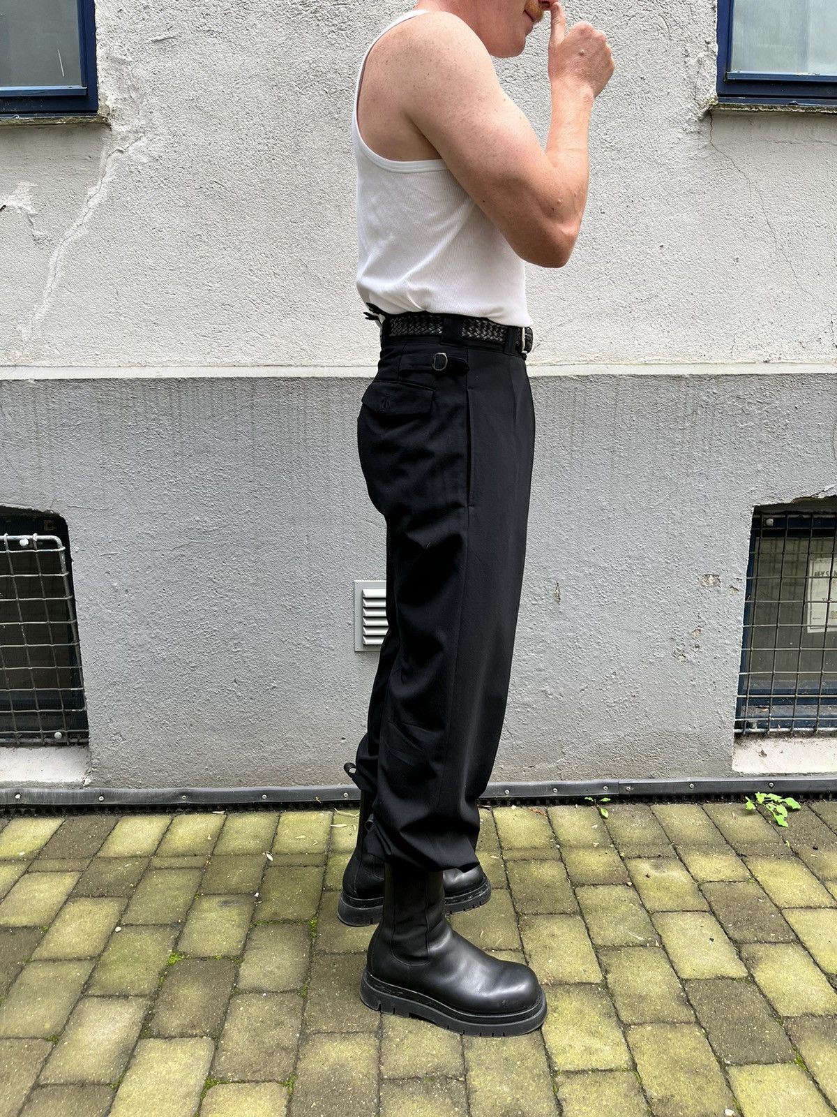 Yohji Yamamoto Gaucho Style Gabardine Trousers Size US 32 / EU 48 - 3 Thumbnail
