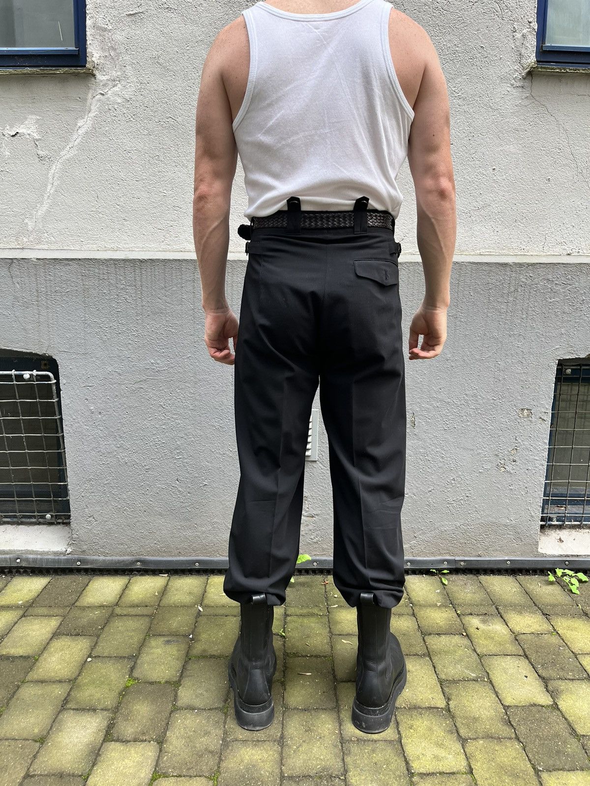 Yohji Yamamoto Gaucho Style Gabardine Trousers Size US 32 / EU 48 - 4 Thumbnail
