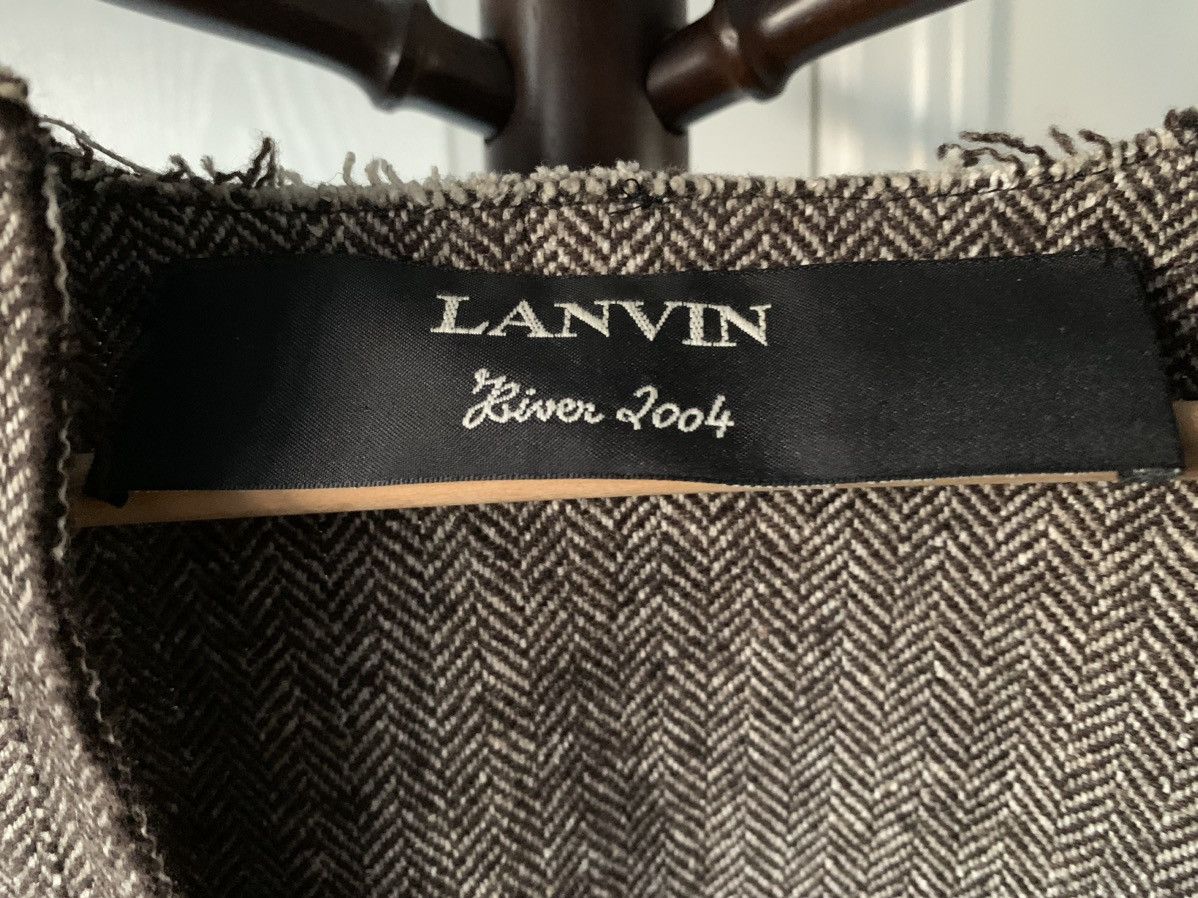 Lanvin vintage lanvin silk and cashmere jacket Size L / US 10 / IT 46 - 4 Thumbnail