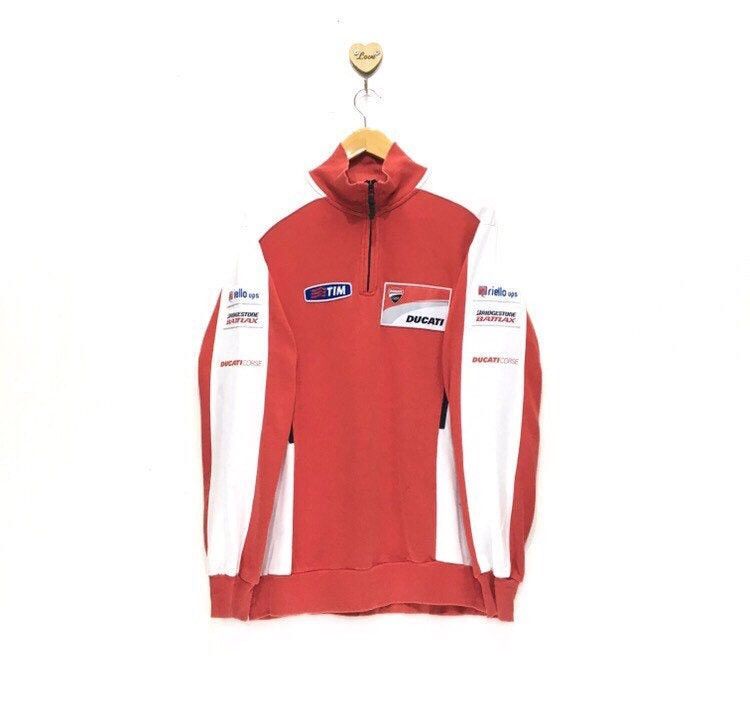 Ducati X Bridgestone Half Zip Sweatshirt Jumper Motorsports