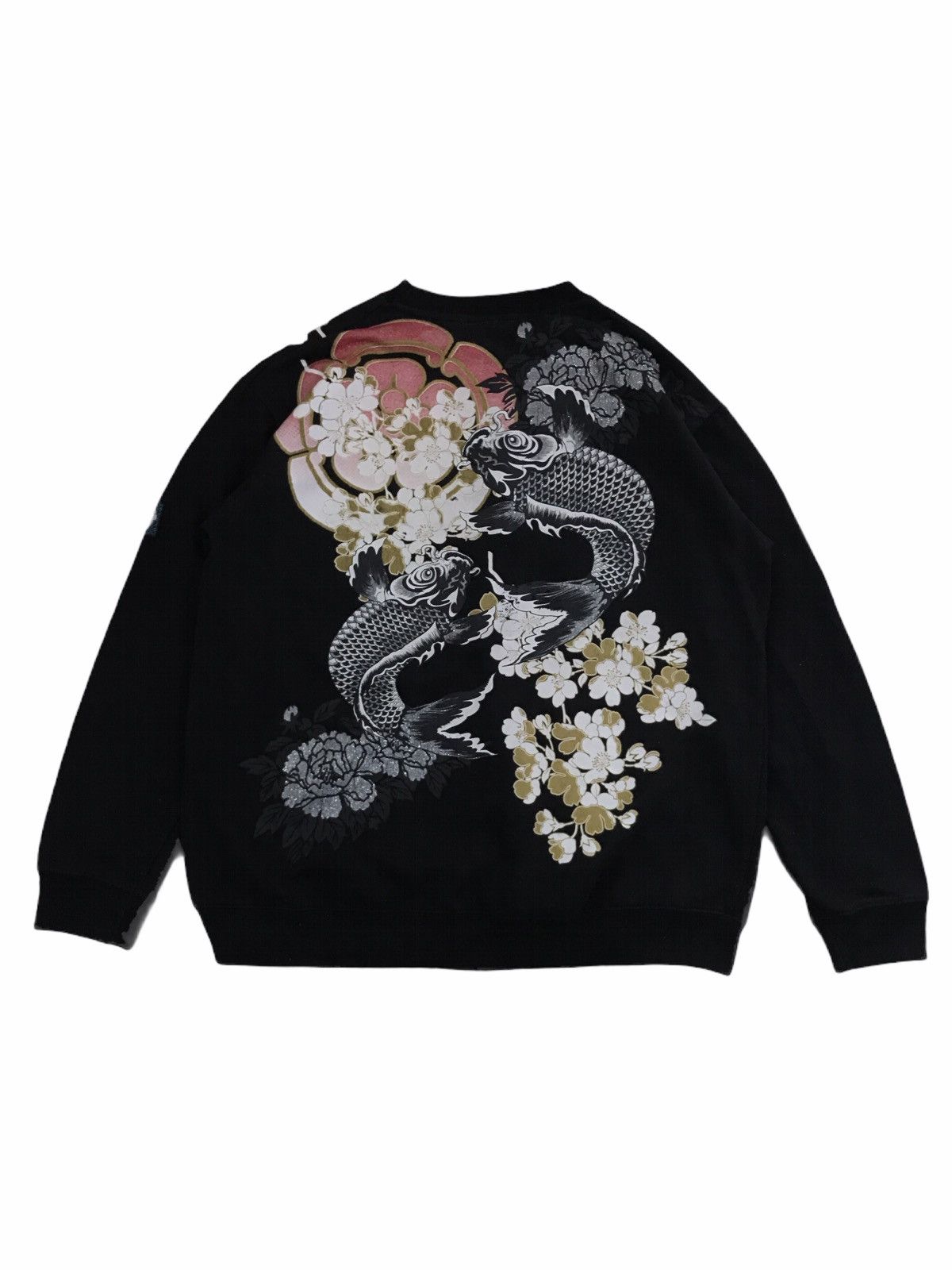 Vintage Japanese Sukajan Koi Fish Sweatshirt