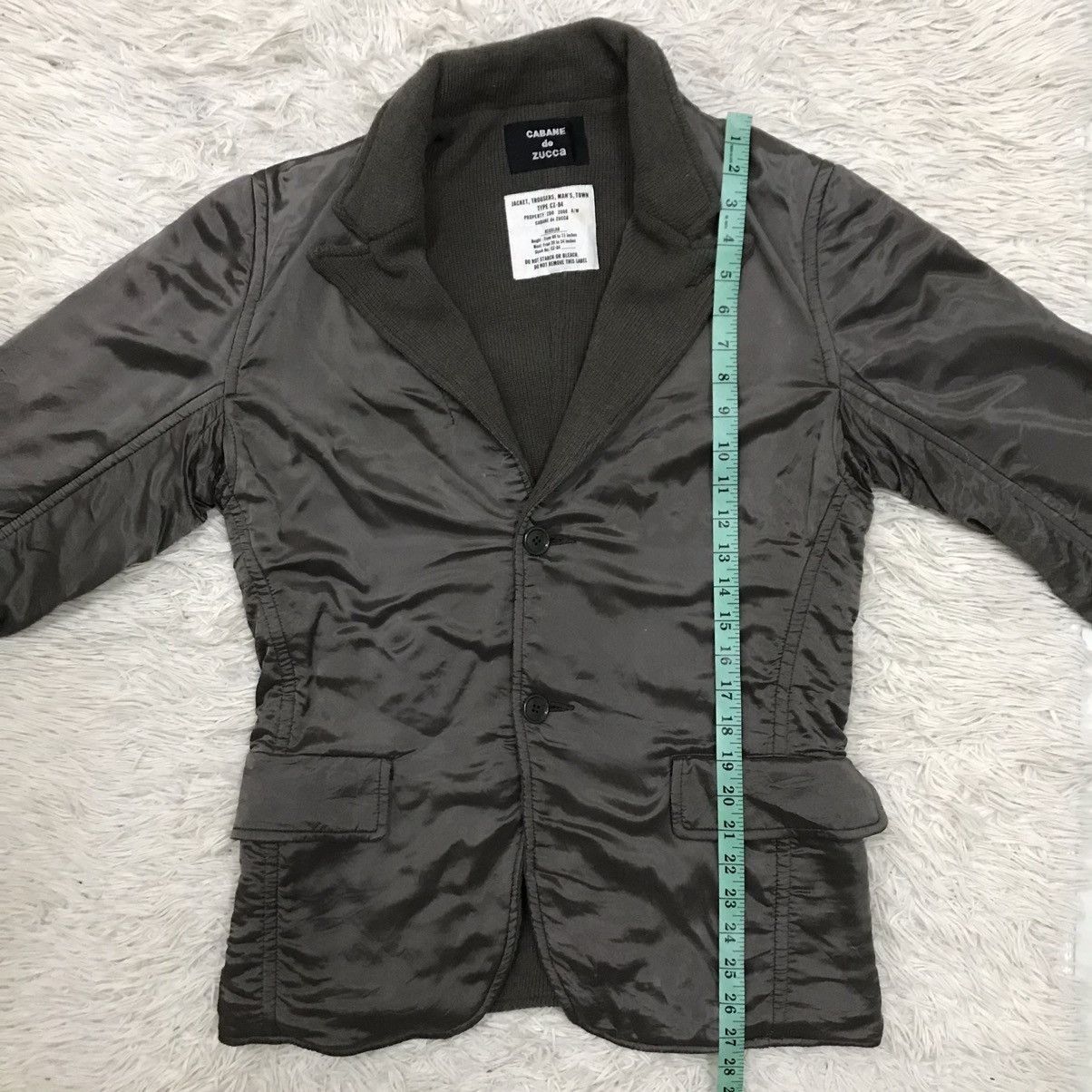 Vintage Cabane De Zucca Jacket Trousers Military Coat