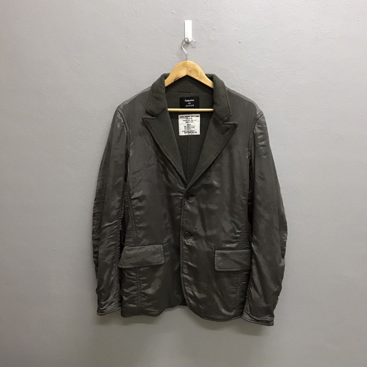 Vintage Cabane De Zucca Jacket Trousers Military Coat