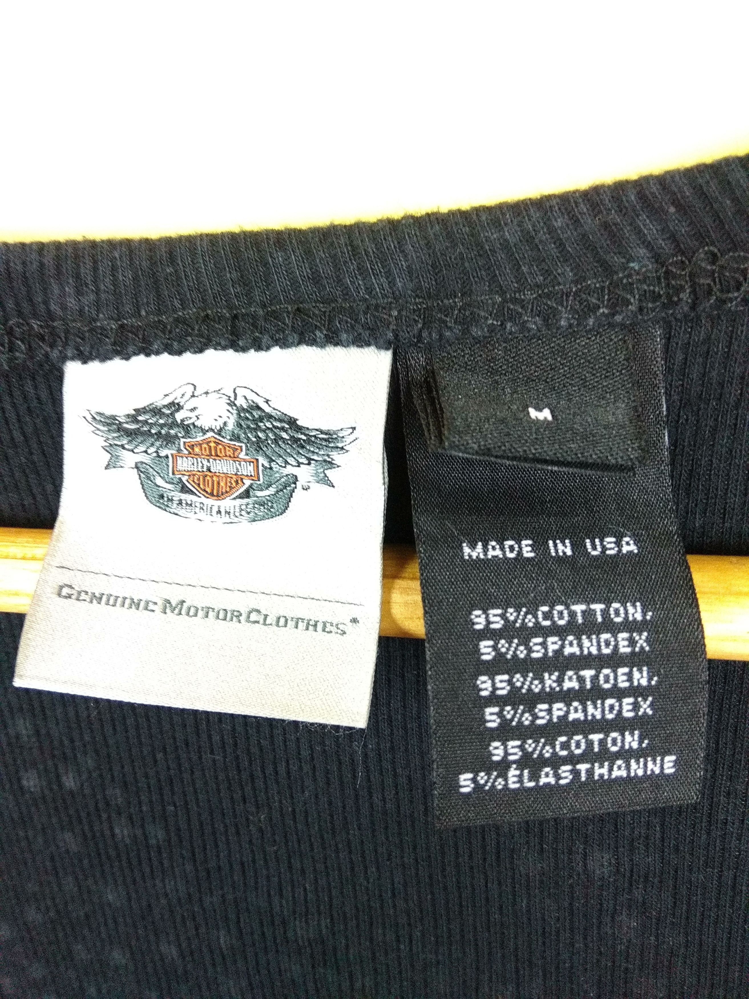 Harley Davidson × Vintage Vintage Harley Davidson big logo Tshirt made in usa Size M / US 6-8 / IT 42-44 - 4 Thumbnail