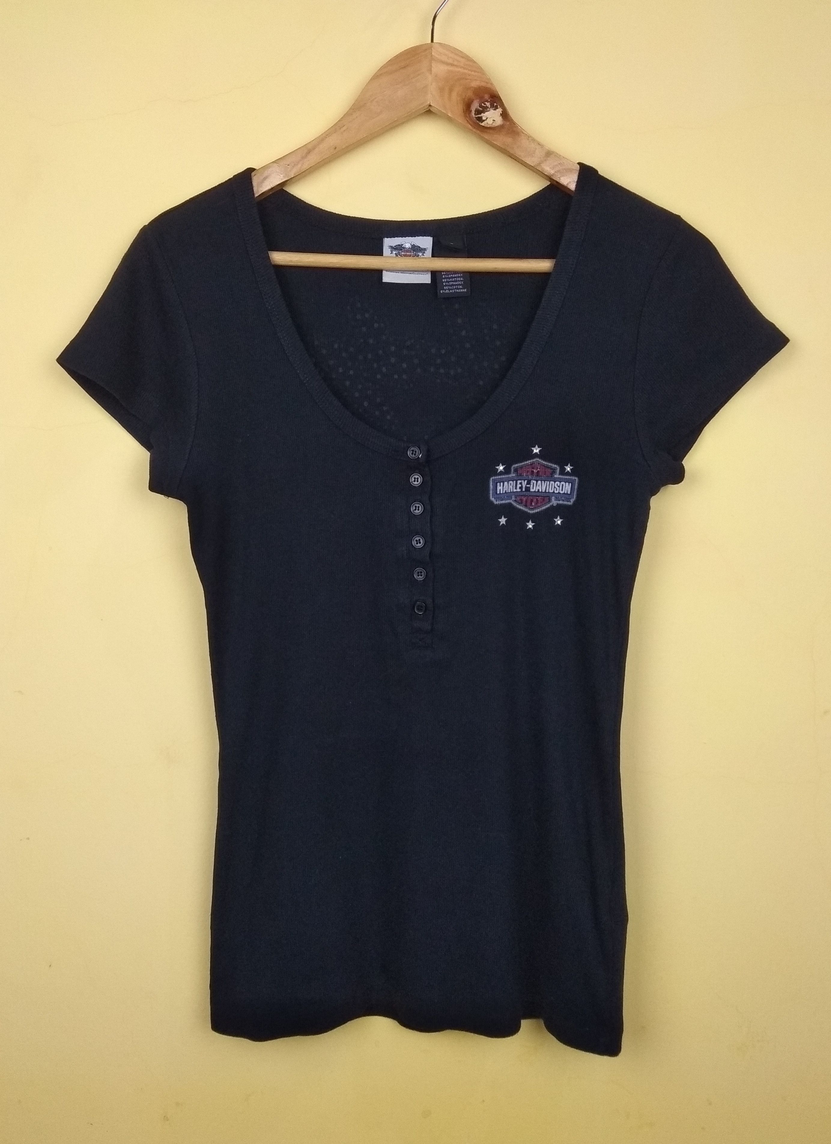 Harley Davidson × Vintage Vintage Harley Davidson big logo Tshirt made in usa Size M / US 6-8 / IT 42-44 - 2 Thumbnail