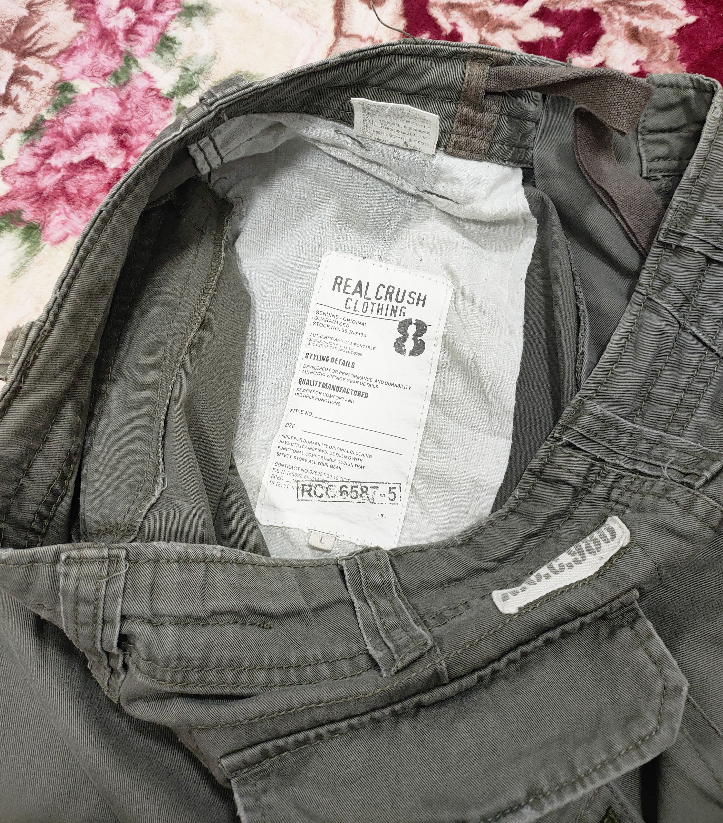 Japanese Brand 💥Real Crush Clothing Multipocket Pant💥 Size US 33 - 4 Thumbnail