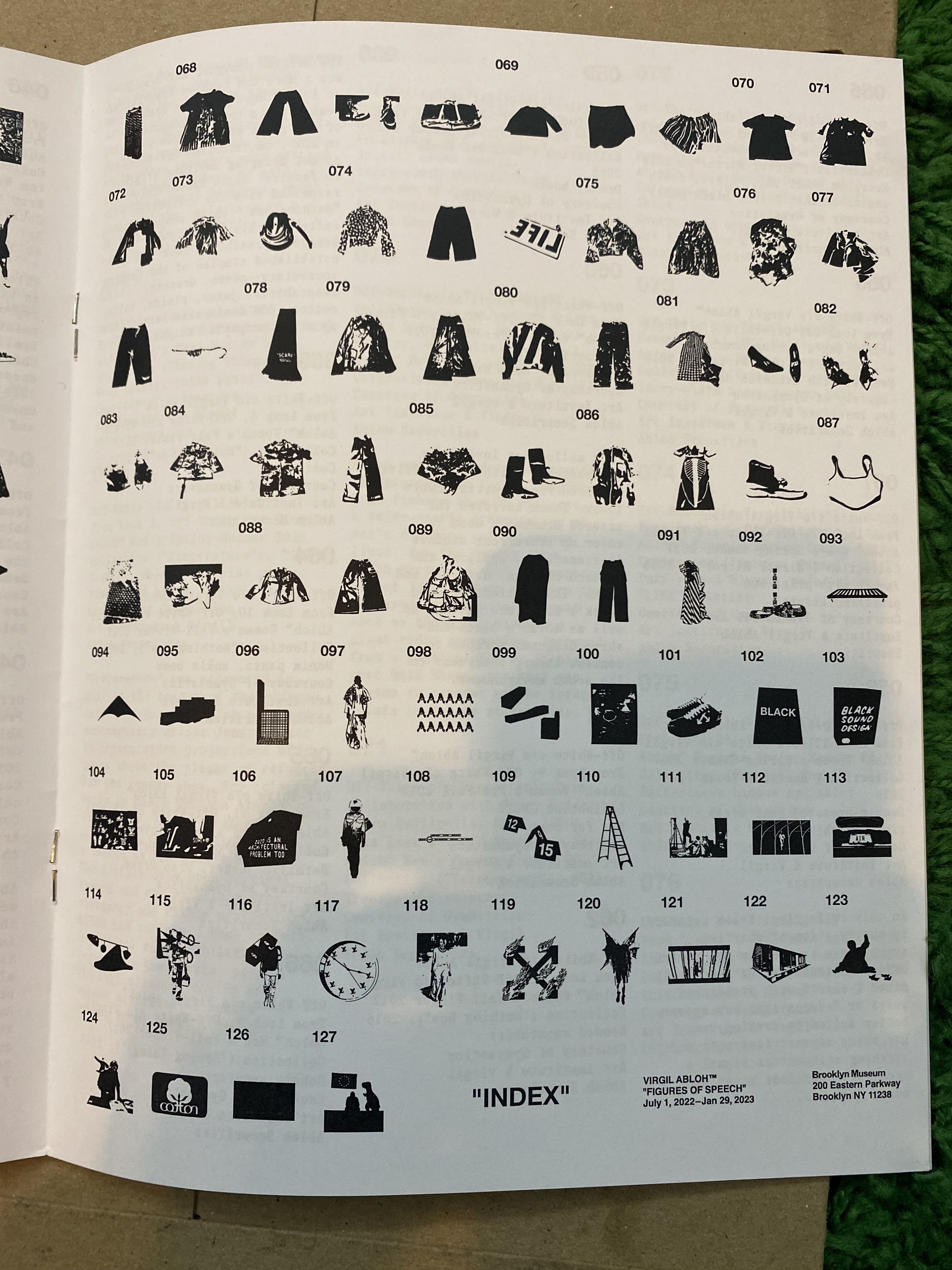 Virgil Abloh Brooklyn Museum - FIGURES OF SPEECH Exhibition Catalog Size ONE SIZE - 4 Thumbnail