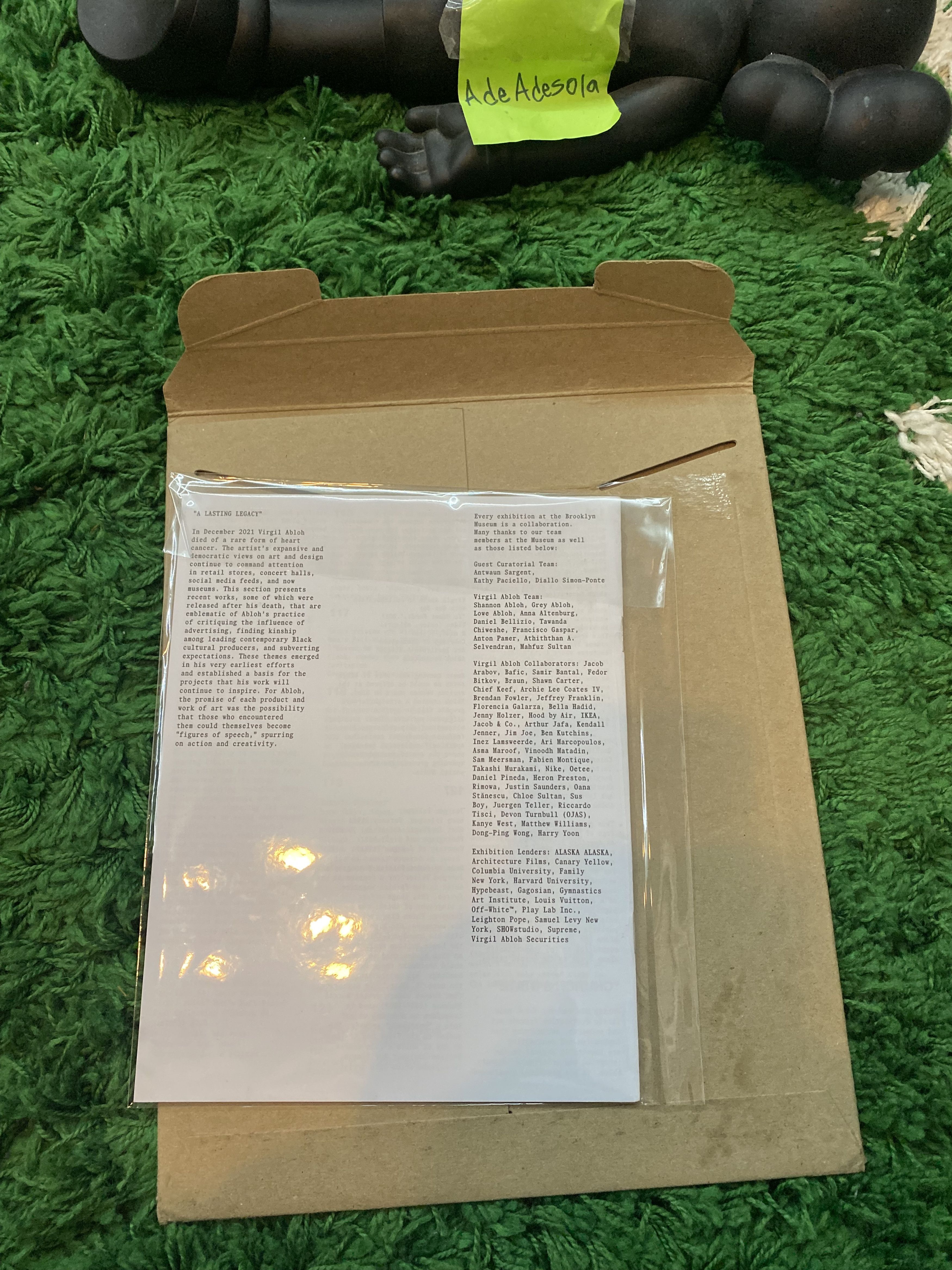 Virgil Abloh Brooklyn Museum - FIGURES OF SPEECH Exhibition Catalog Size ONE SIZE - 5 Thumbnail