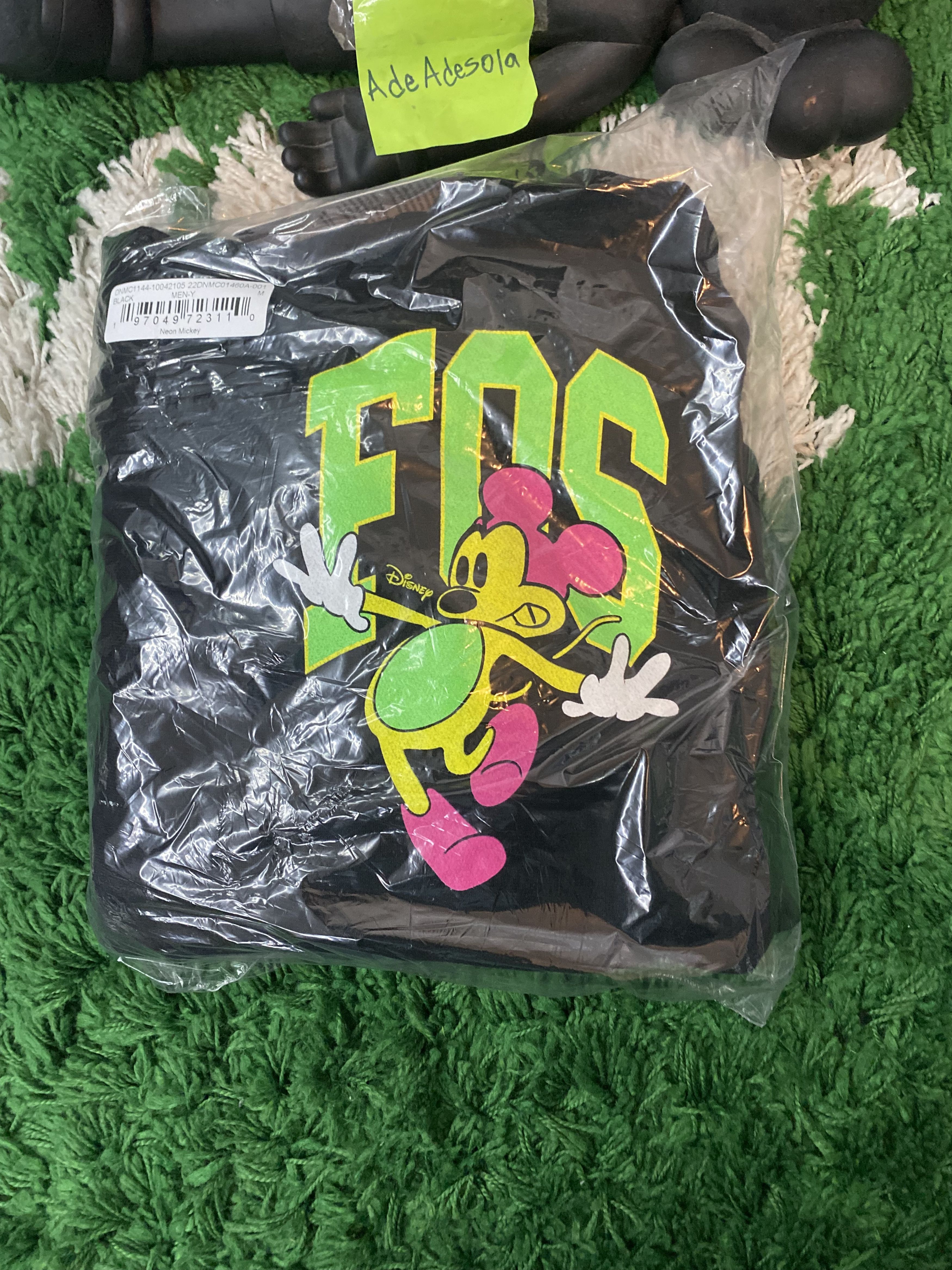 Virgil Abloh FOS Mickey BkM Hoodie Size US M / EU 48-50 / 2 - 3 Thumbnail