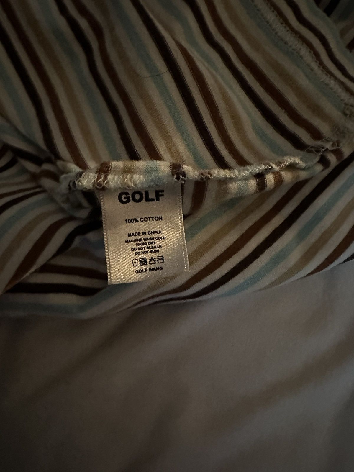 Golf Wang × Golf le Fleur × Tyler The Creator Golf wang flower logo striped shirt Size M / US 6-8 / IT 42-44 - 4 Thumbnail