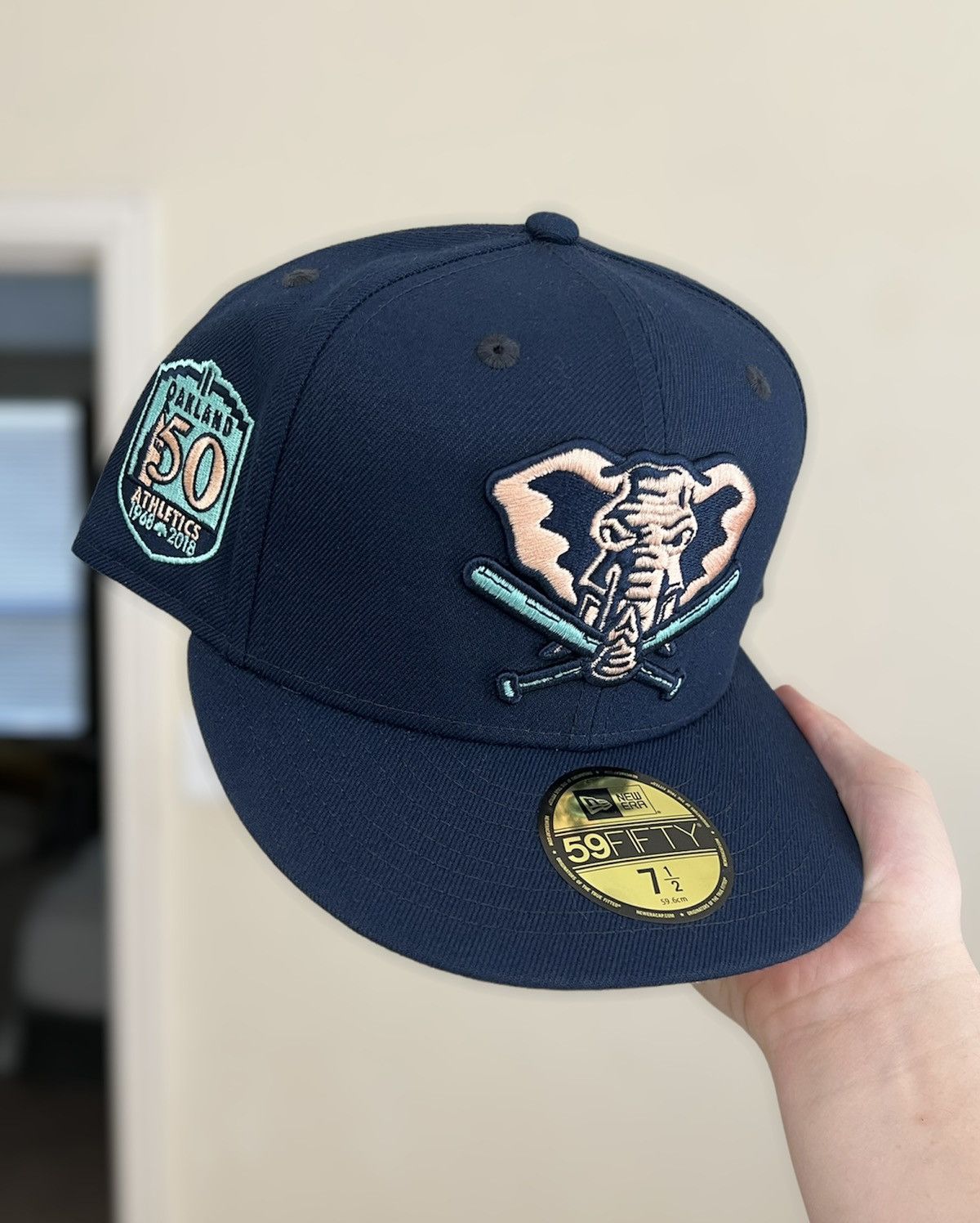 New Era 59fifty Miami high quality / Florida Marlins x LidsHD “Red Rock” sz 7 1/2