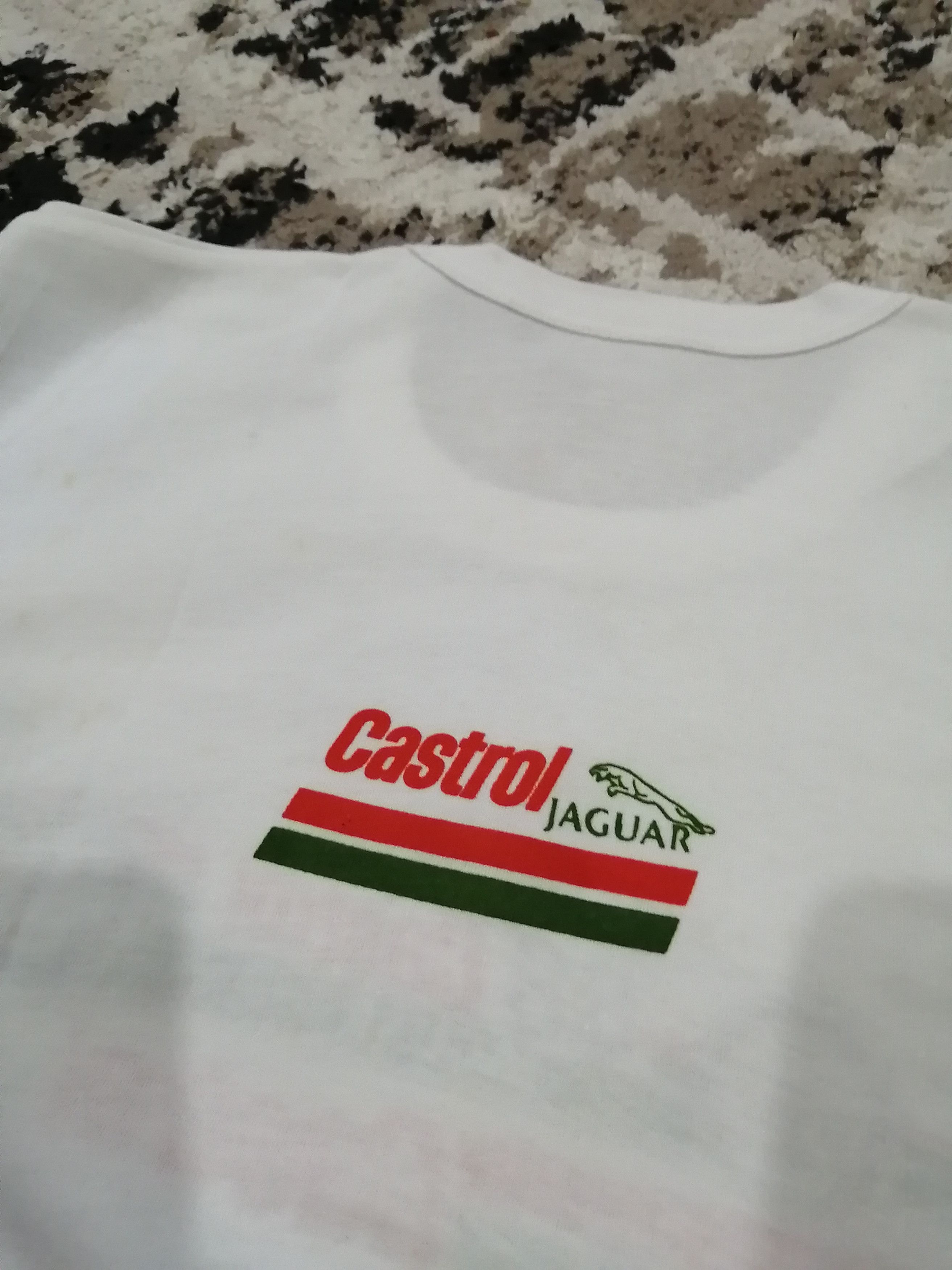 Japanese Brand Vintage X Castrol X Jaguar X Twr Ringer Tees Size US M / EU 48-50 / 2 - 5 Thumbnail