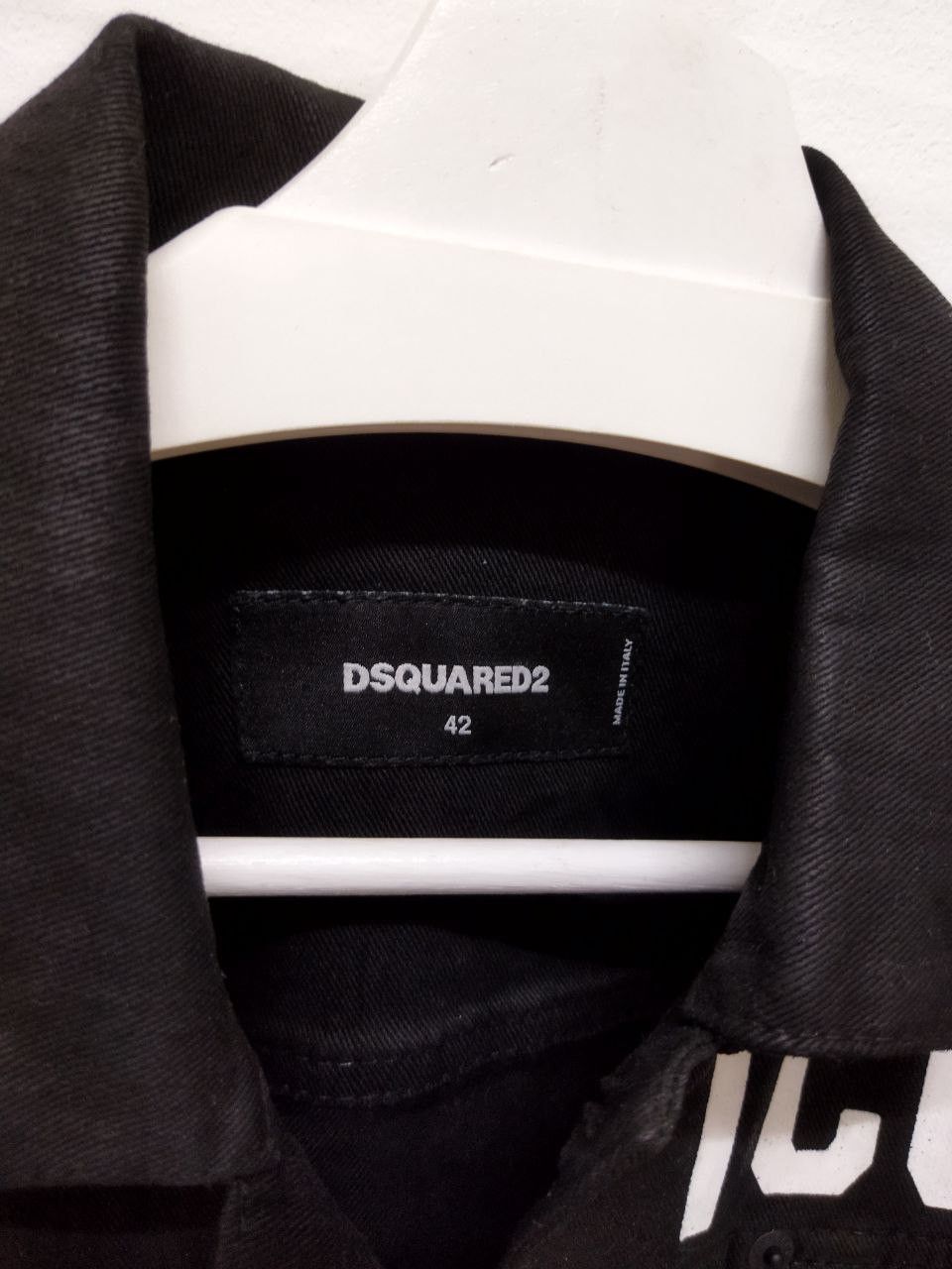 Dsquared2 DSQUARED2 Icon Print Waxed Cotton Denim Jacket Size US M / EU 48-50 / 2 - 14 Thumbnail