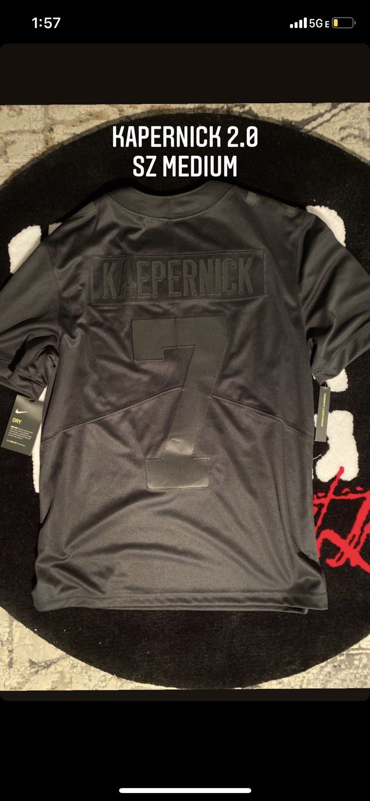 Nike Colin KAPERNICK 2.0 Jersey - Sz M - New Size US M / EU 48-50 / 2 - 1 Thumbnail