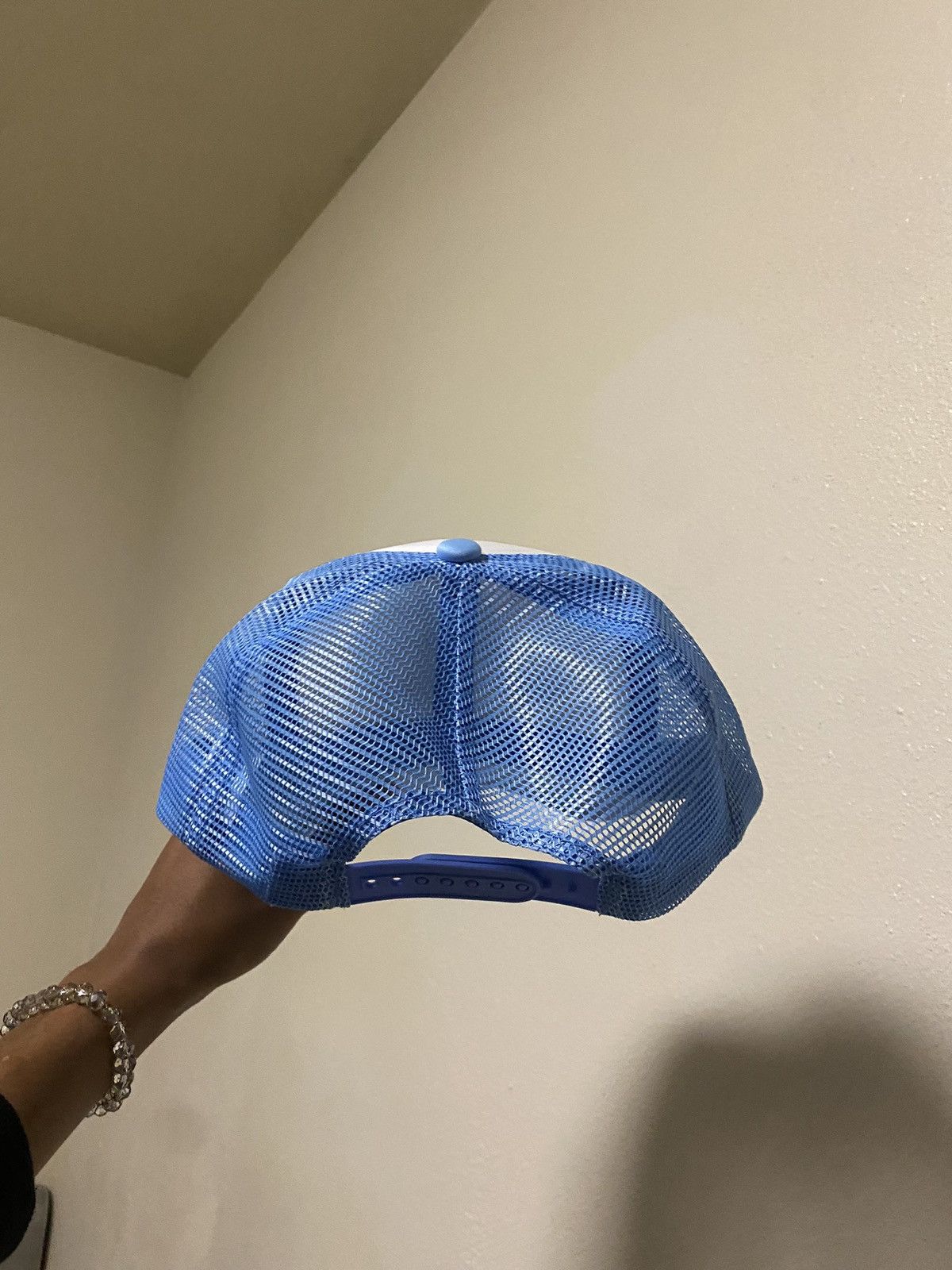 Grailed × Vintage No Bluff New Drop Blue Trucker hat Size ONE SIZE - 4 Thumbnail