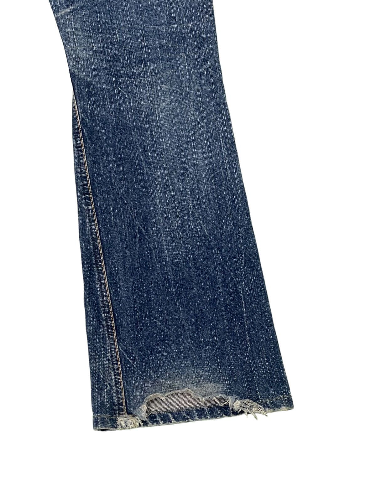 Edwin Flare Jeans Edwin Japan Low Rise Denim Boot Cut 2🟦4 Size US 31 - 12 Thumbnail