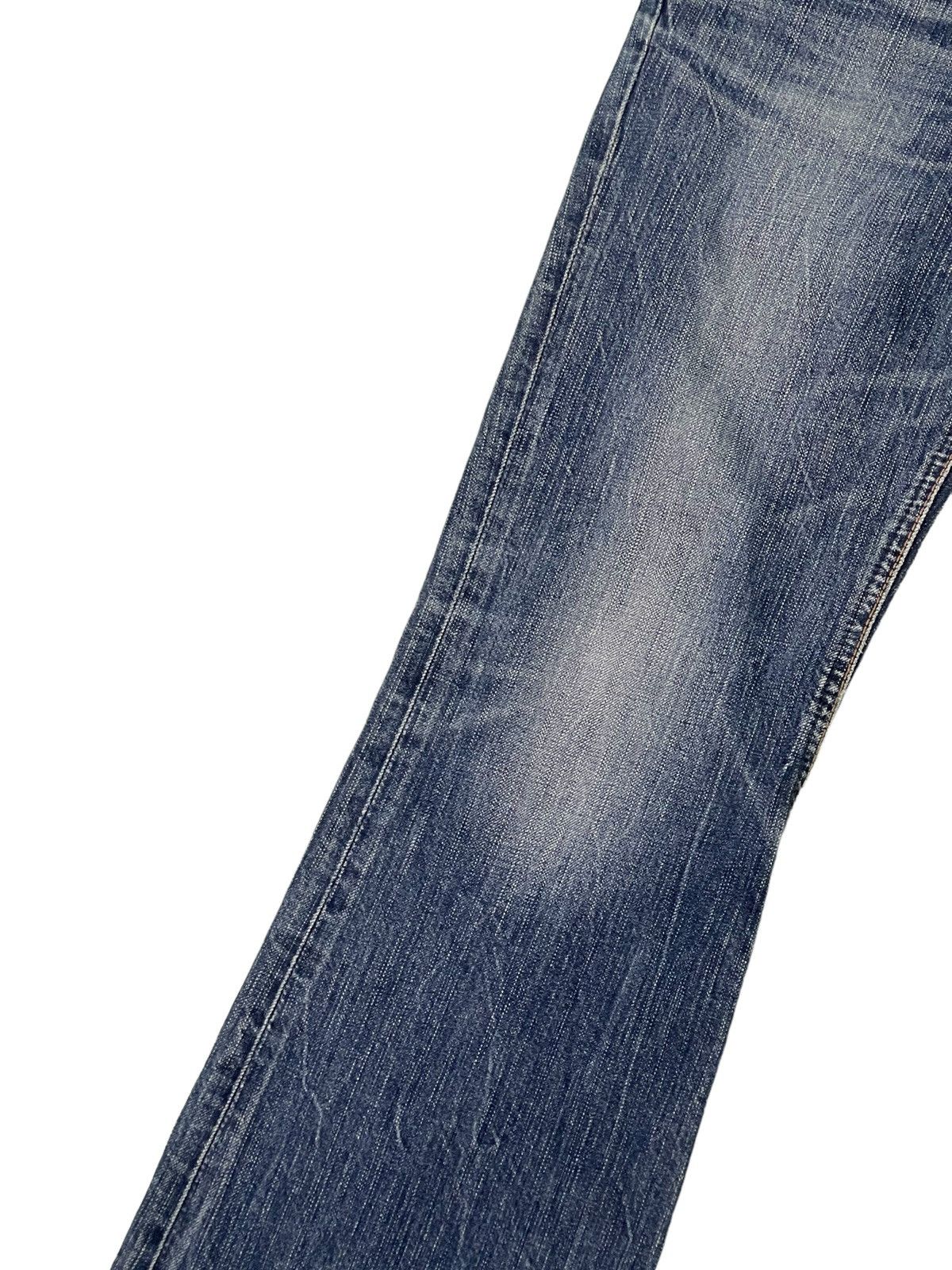Edwin Flare Jeans Edwin Japan Low Rise Denim Boot Cut 2🟦4 Size US 31 - 7 Thumbnail