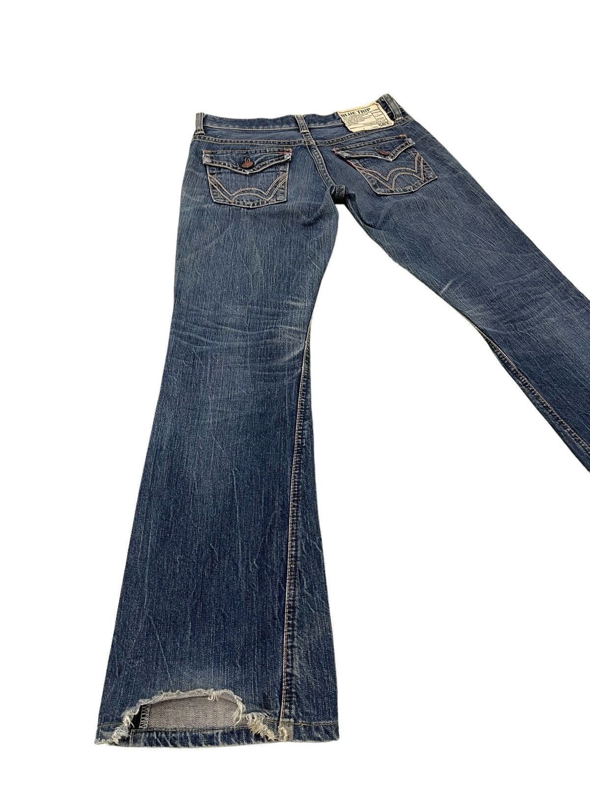 Edwin Flare Jeans Edwin Japan Low Rise Denim Boot Cut 2🟦4 Size US 31 - 10 Thumbnail