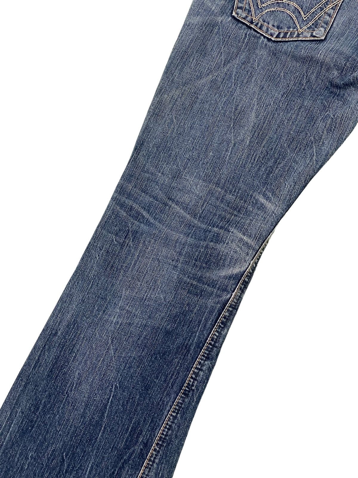 Edwin Flare Jeans Edwin Japan Low Rise Denim Boot Cut 2🟦4 Size US 31 - 15 Thumbnail