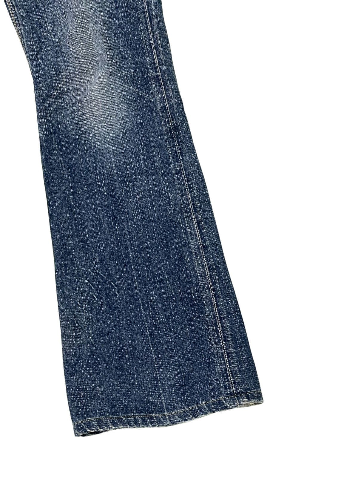 Edwin Flare Jeans Edwin Japan Low Rise Denim Boot Cut 2🟦4 Size US 31 - 4 Thumbnail
