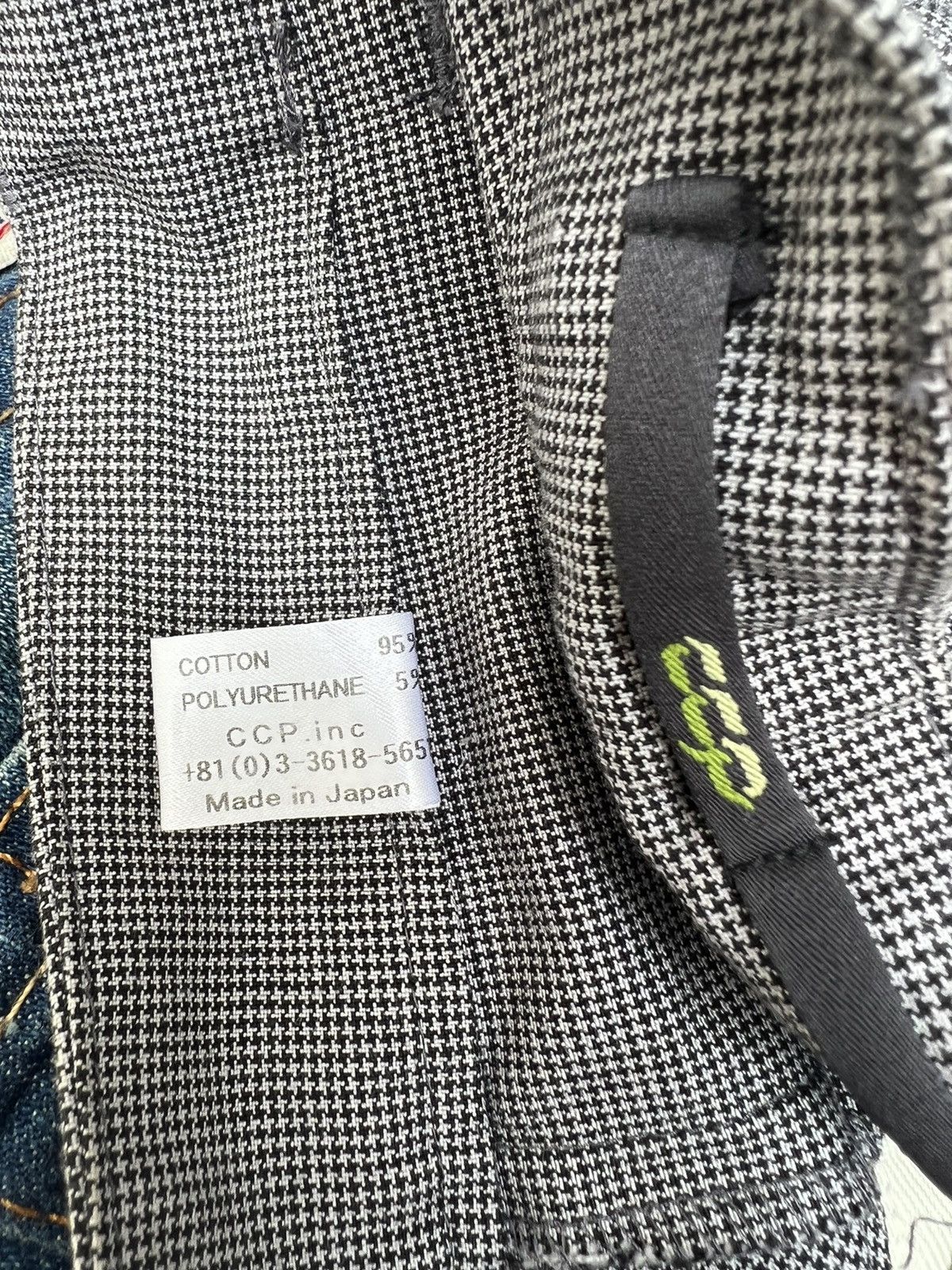 Hysteric Glamour × Japanese Brand × Needles CCP Japan Houndstooth Monogram Gas Mask Crop Cargo Touser Size US 30 / EU 46 - 24 Thumbnail