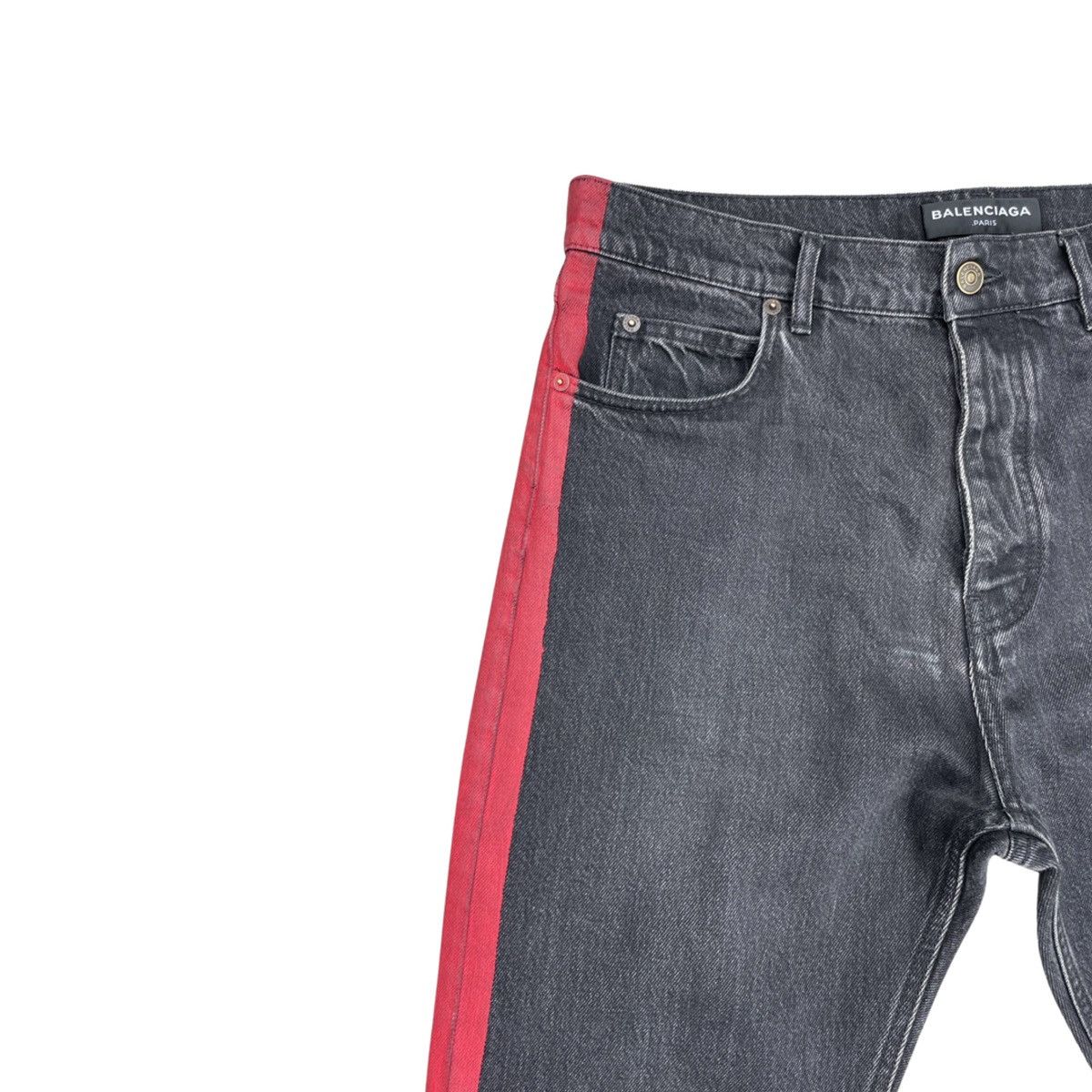 Balenciaga SS17 Red Stripe Jeans Size US 32 / EU 48 - 8 Thumbnail