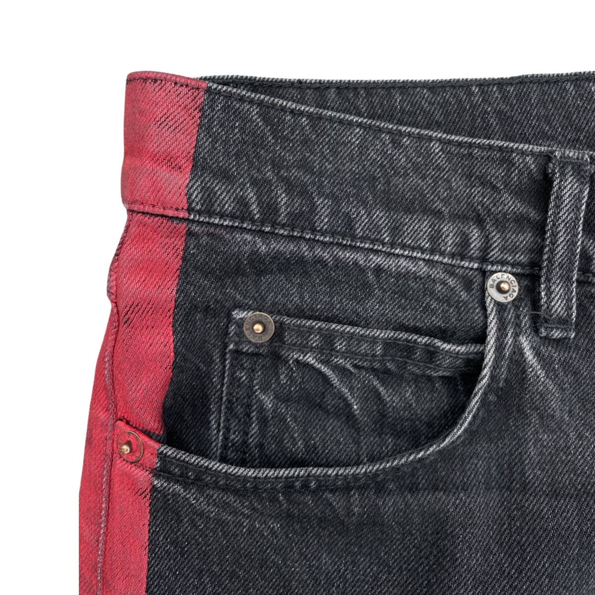 Balenciaga SS17 Red Stripe Jeans Size US 32 / EU 48 - 10 Thumbnail