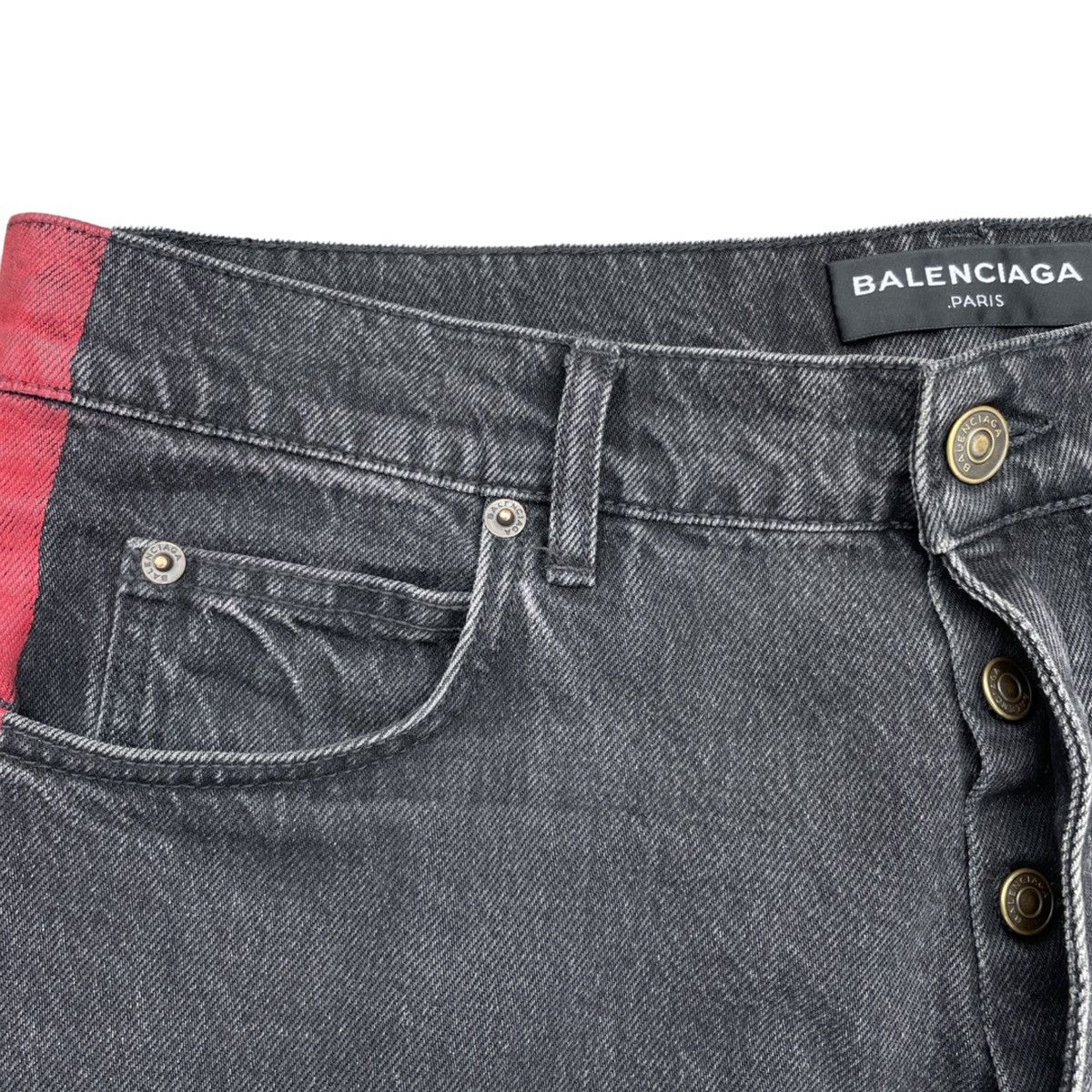 Balenciaga SS17 Red Stripe Jeans Size US 32 / EU 48 - 11 Thumbnail