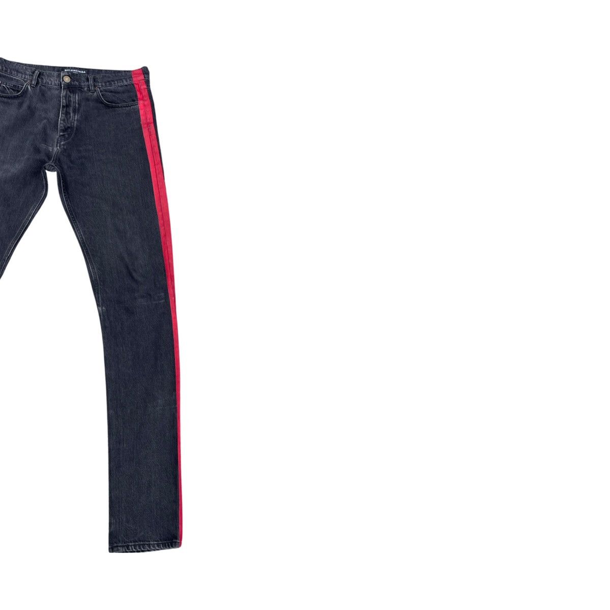Balenciaga SS17 Red Stripe Jeans Size US 32 / EU 48 - 7 Thumbnail