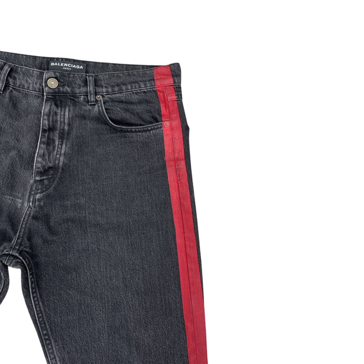 Balenciaga SS17 Red Stripe Jeans Size US 32 / EU 48 - 9 Thumbnail