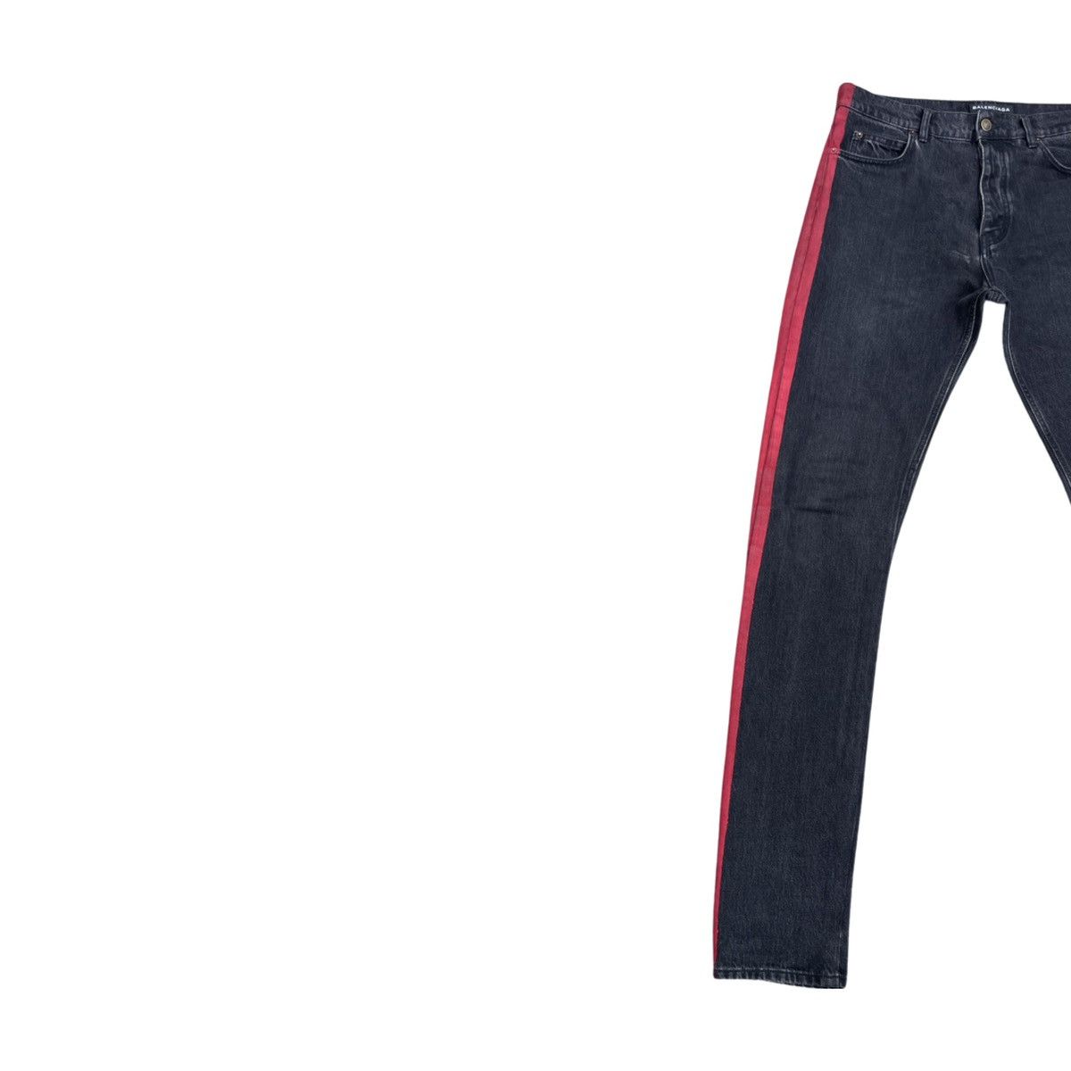 Balenciaga SS17 Red Stripe Jeans Size US 32 / EU 48 - 6 Thumbnail