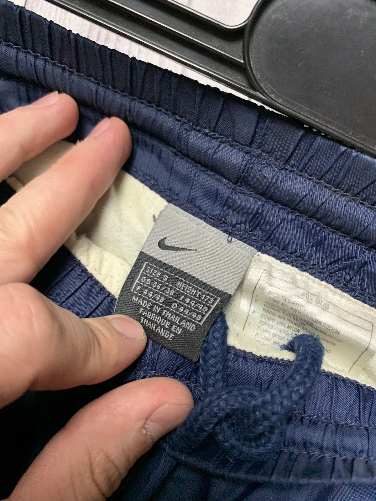 Vintage Nike drill pants joggers logo size S