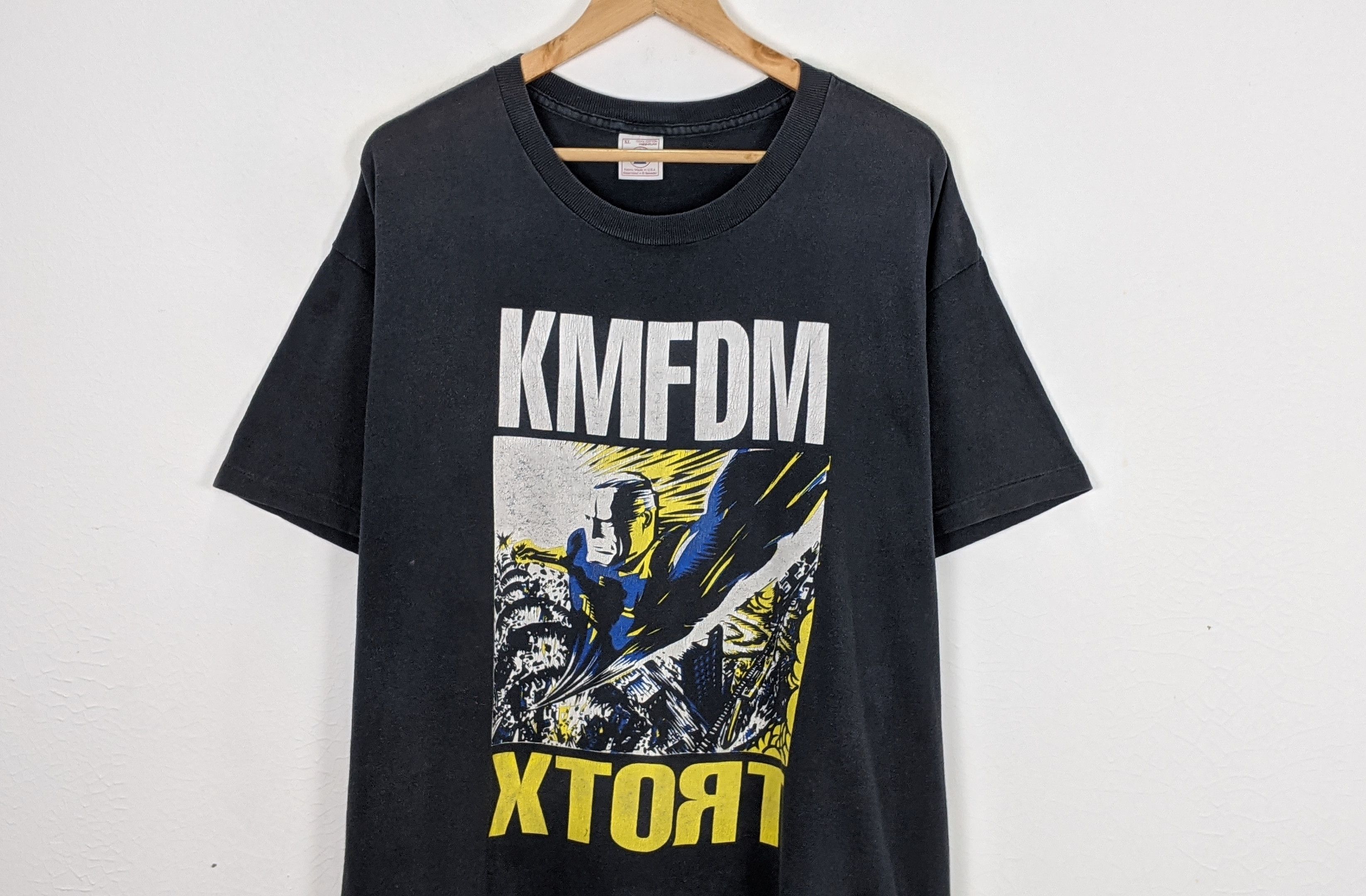 Band Tees Vintage KMFDM XTORT Son of A Gun 90s shirt Size US XL / EU 56 / 4 - 3 Thumbnail