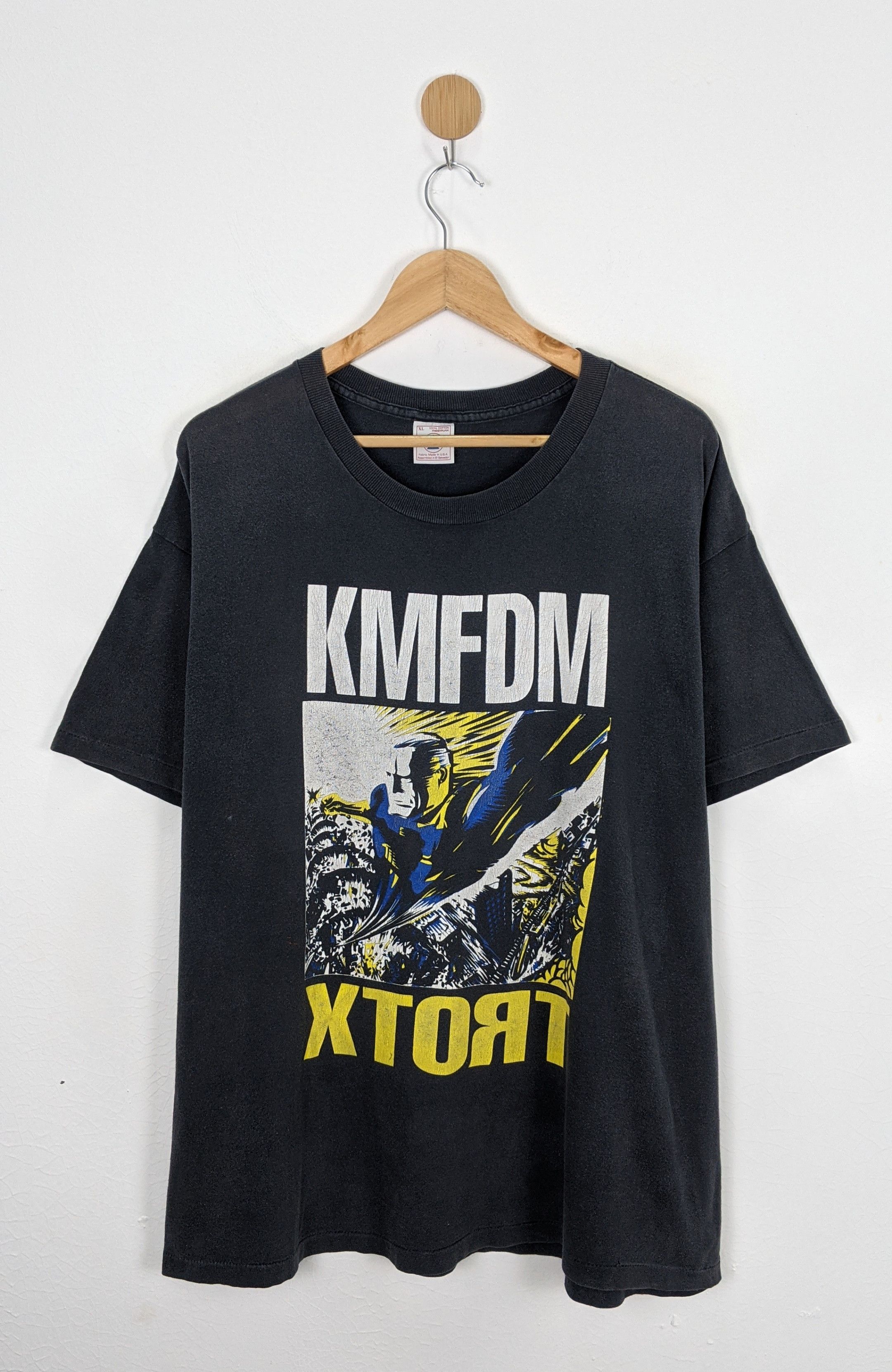 Band Tees Vintage KMFDM XTORT Son of A Gun 90s shirt Size US XL / EU 56 / 4 - 1 Thumbnail