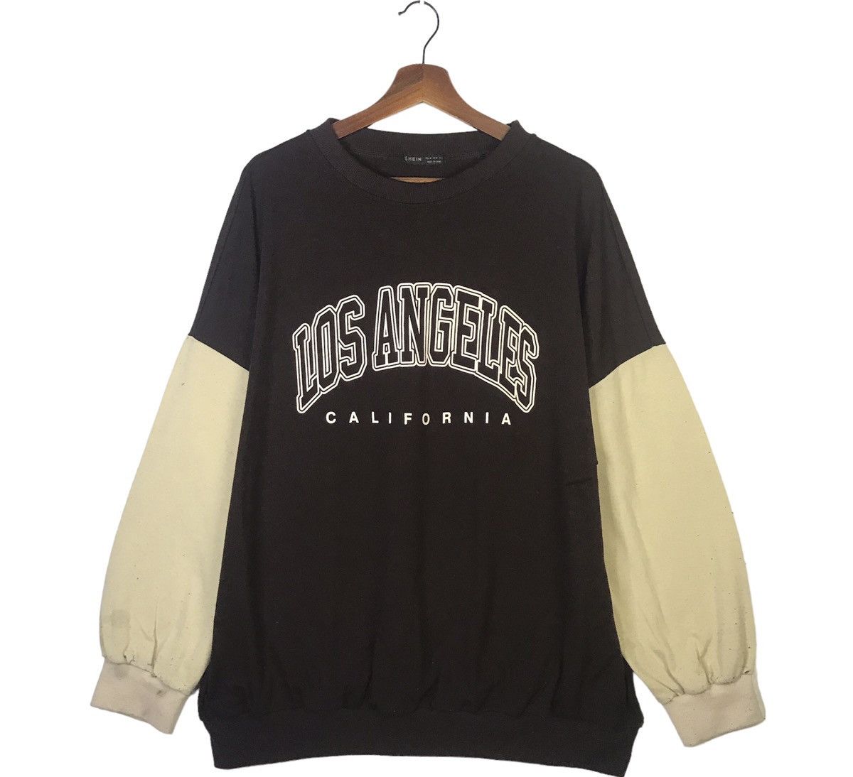Los Angeles California Brown Baggy Sweatshirt