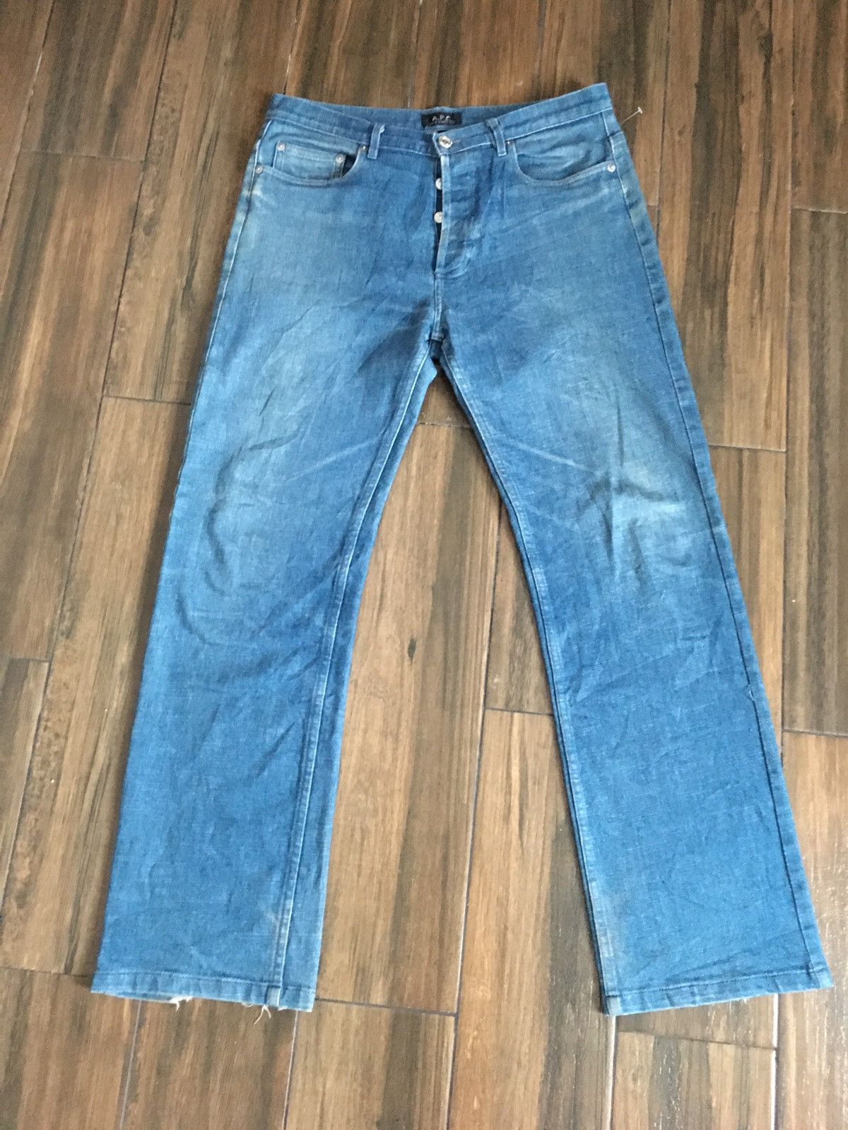 A.P.C. A.P.C. Washed Blue Denim Size US 32 / EU 48 - 1 Thumbnail